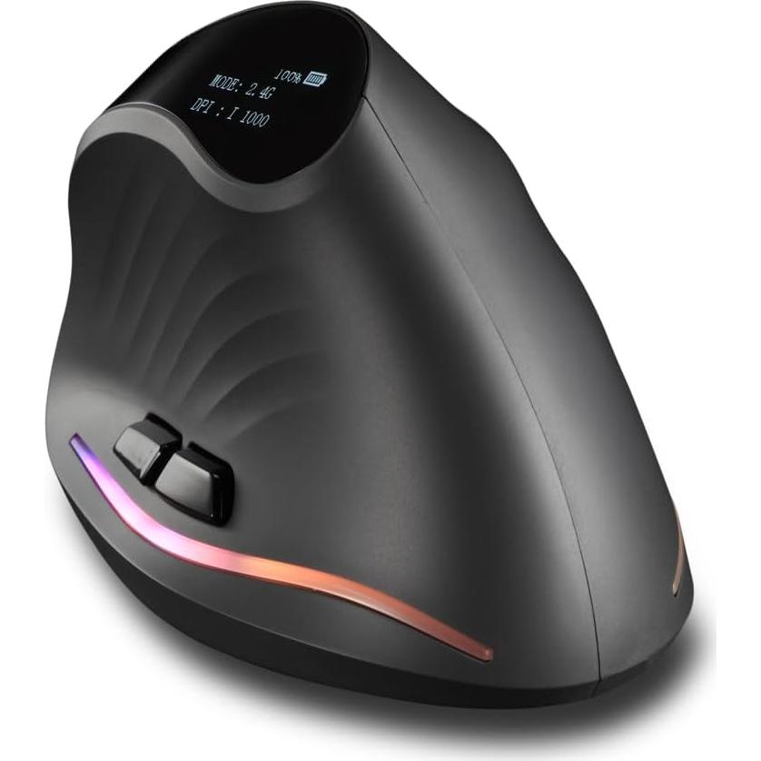 Mouse Vertical Inalámbrico Bluetooth Zelotes F35C 4000 DPI
