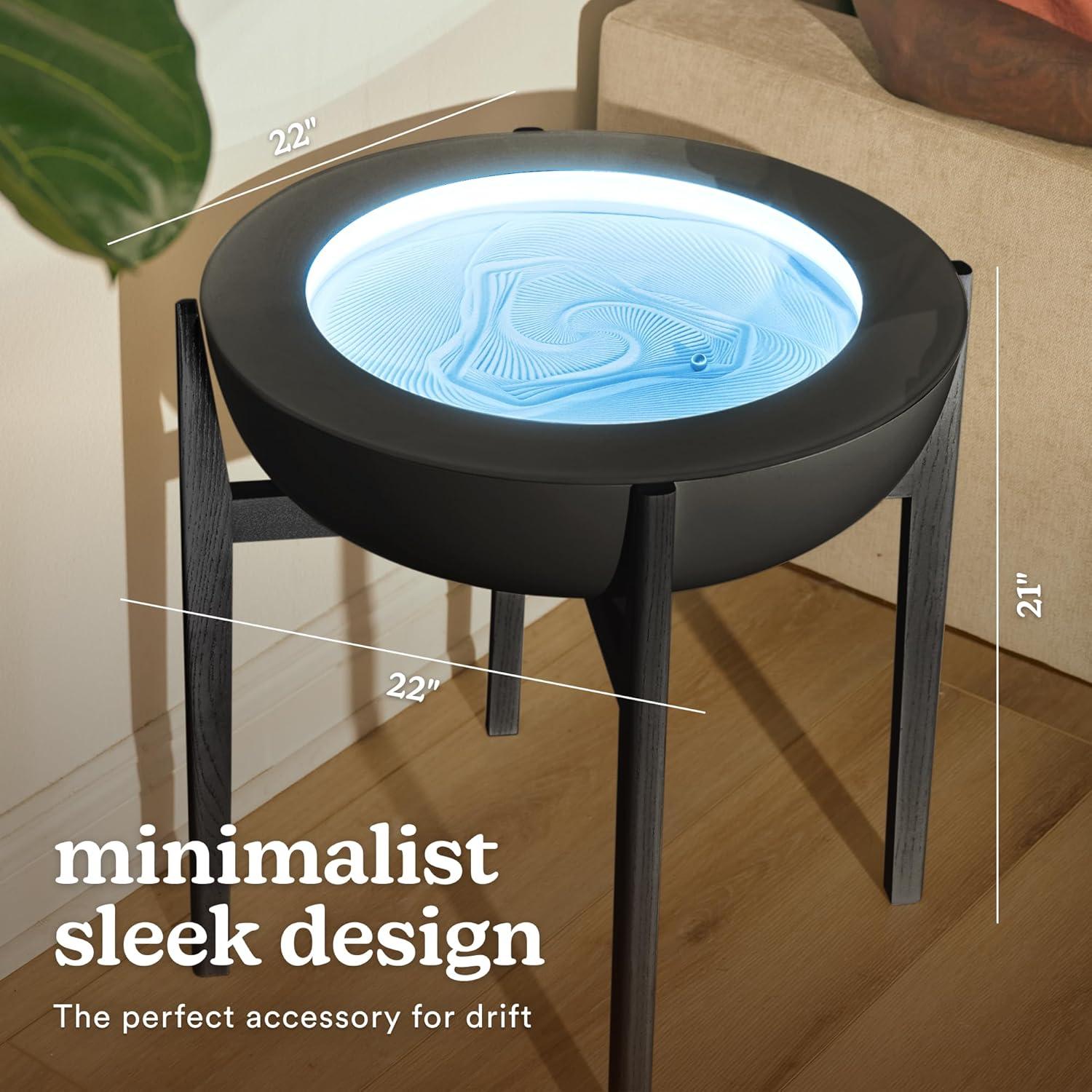 Soporte de Madera Maciza Homedics para Mesa de Arena 53cm Nogal