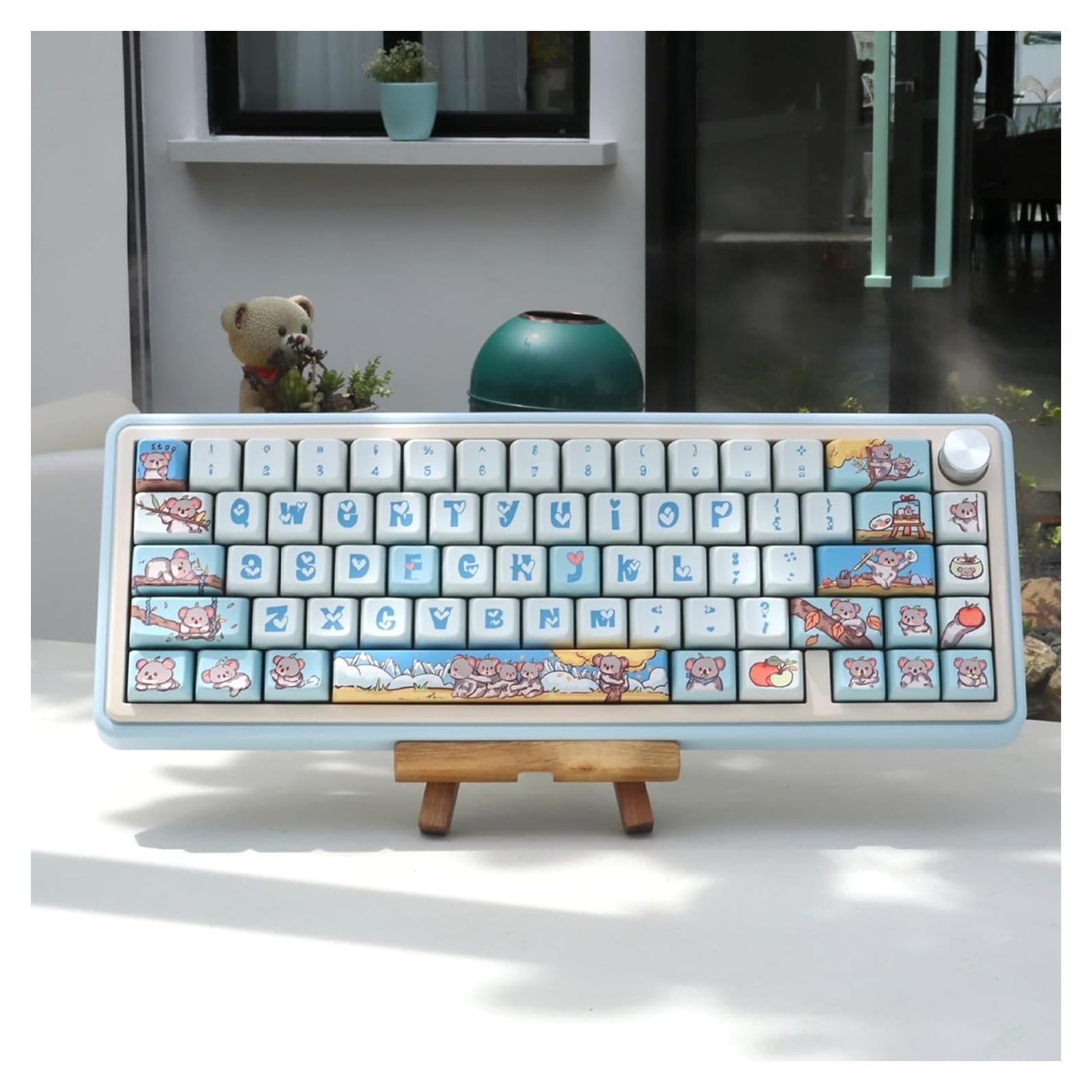 Juego de Teclas PBT 74 Teclas Koala MDA para Teclados Mecánicos
