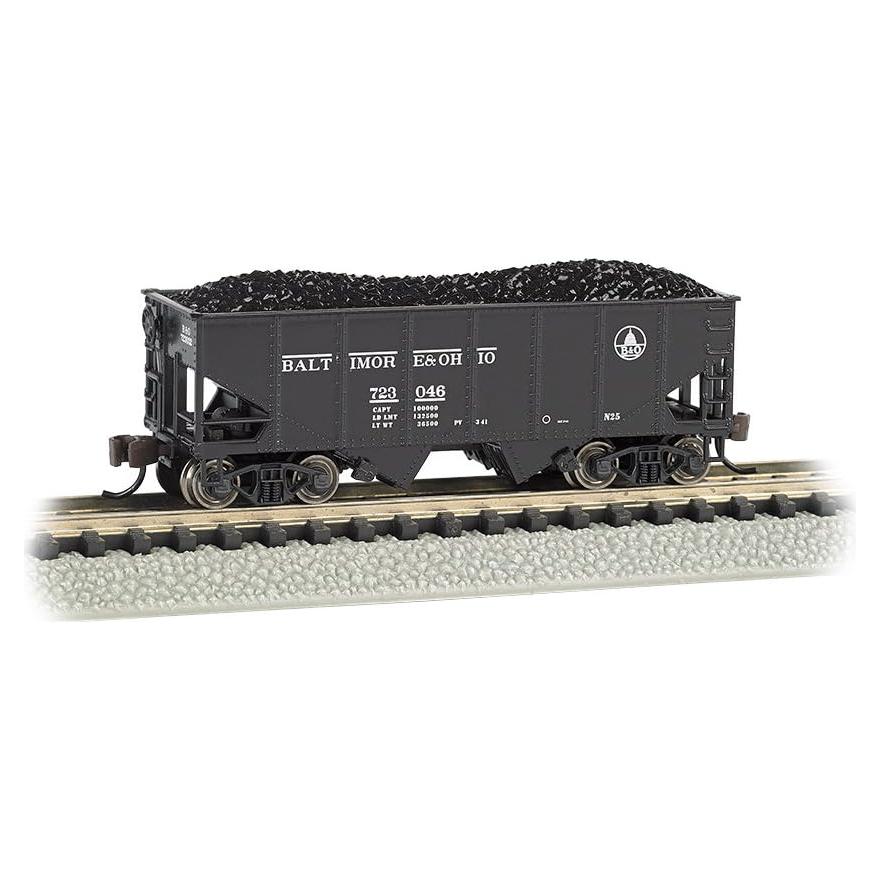 Carro de Transporte B&O 2 Bahías 55 Toneladas Escala N