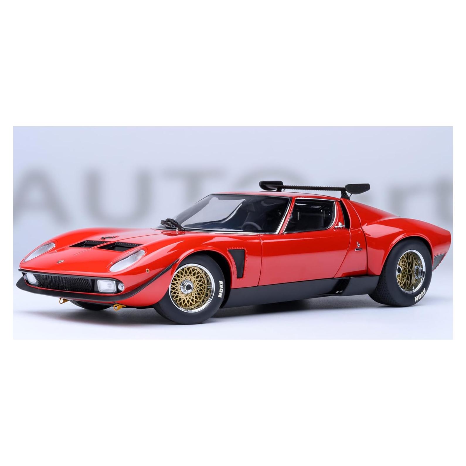 Autoart Miura SVR Jota Rojo 1:18 Modelo a Escala Detallado