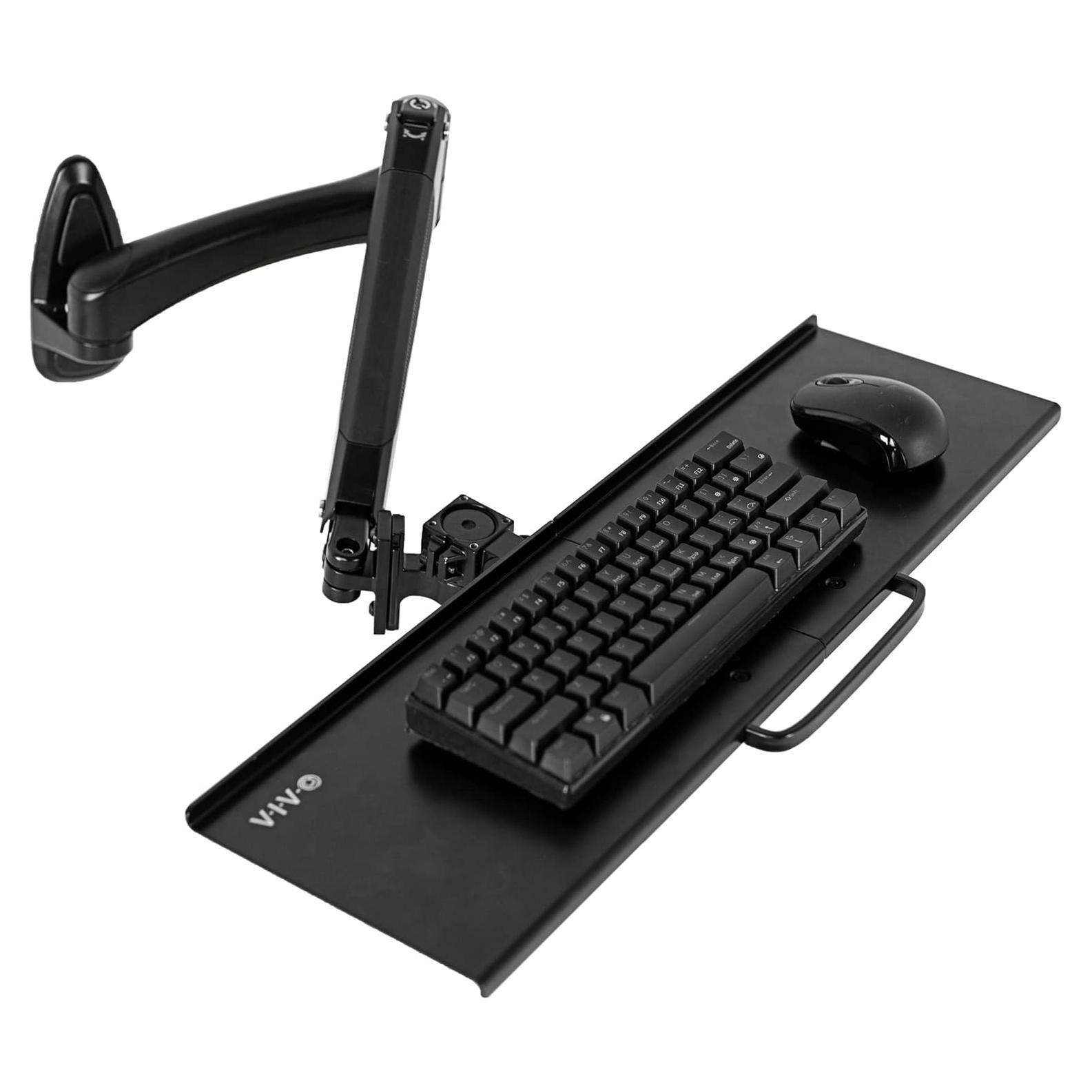 Soporte de Teclado y Ratón VIVO MOUNT-KB35A 60x18cm Ajustable