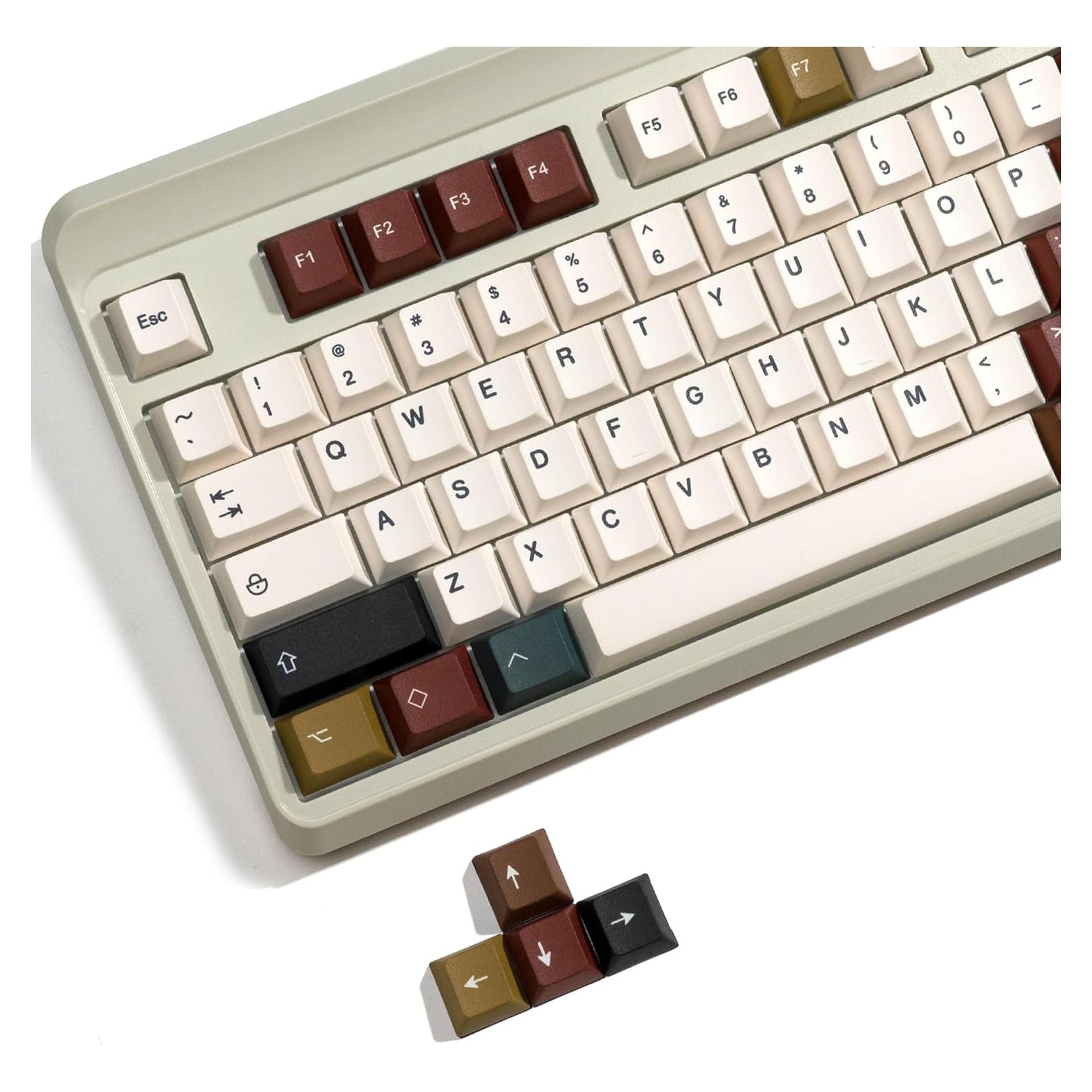 Teclas Retro XVX 134 Piezas Cherry para Teclados Mecánicos