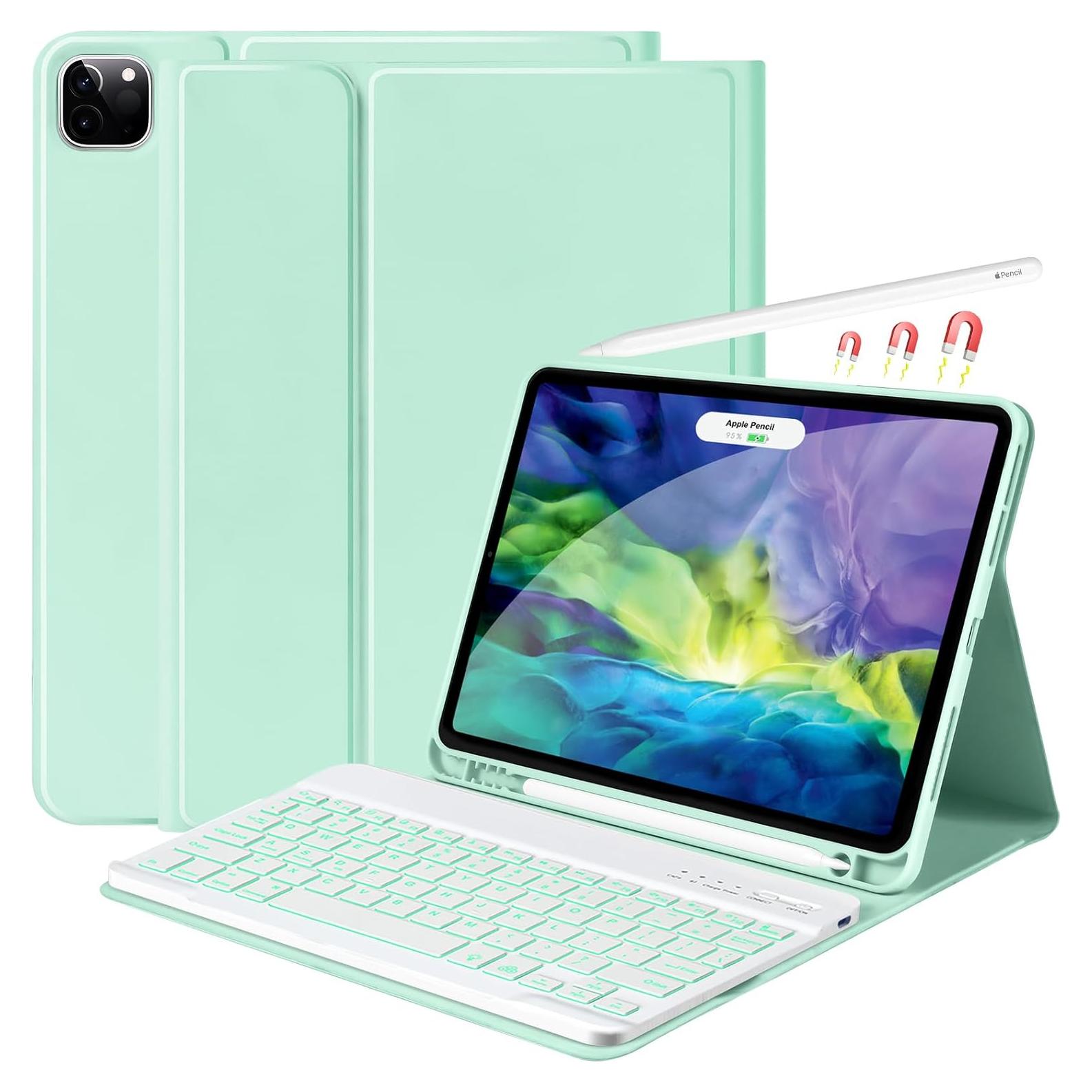 Funda de Teclado BESKY para iPad Pro 11" y Air 11" - Retroiluminado