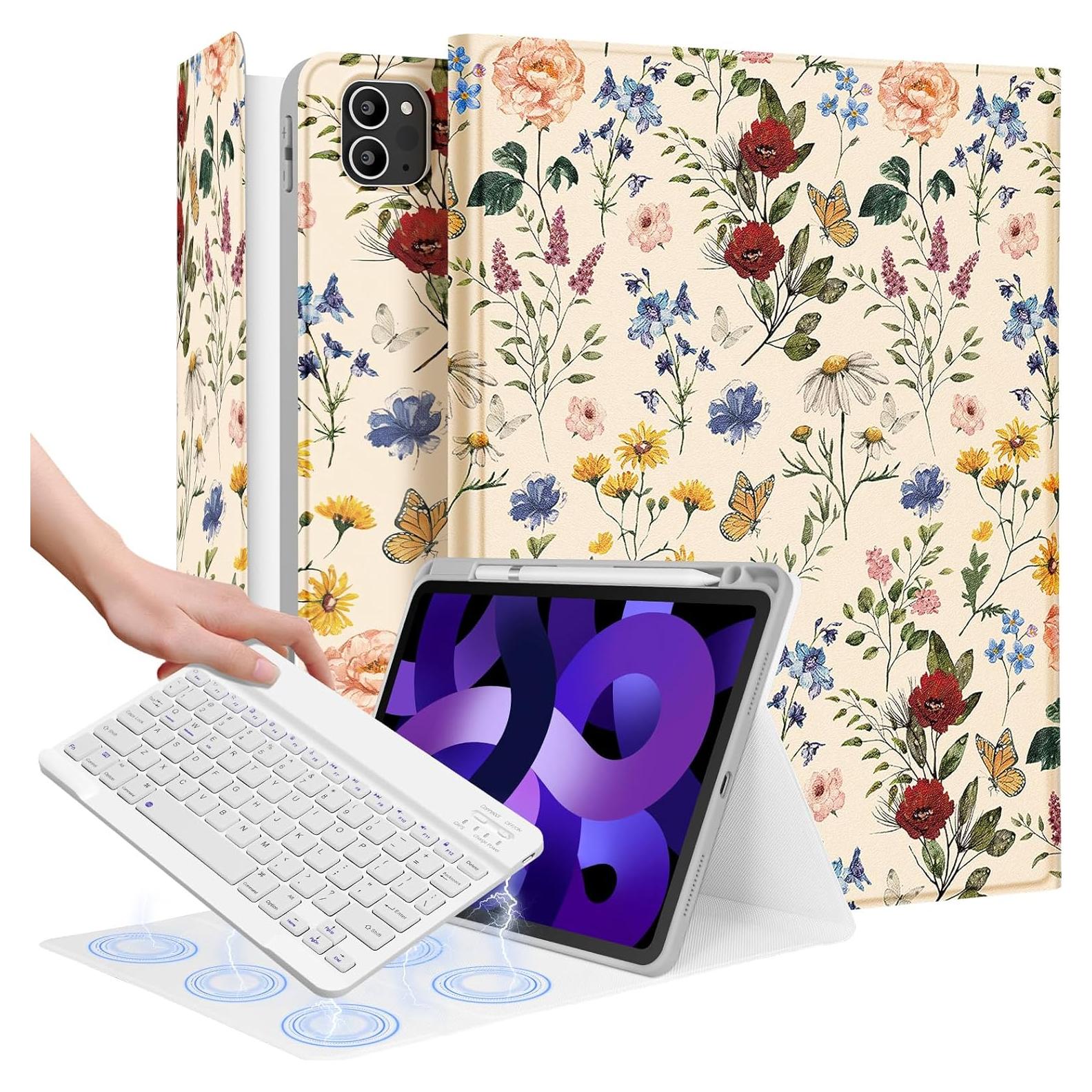 Funda para iPad Air 11" 2024 Wazzasoft con Teclado y Soporte
