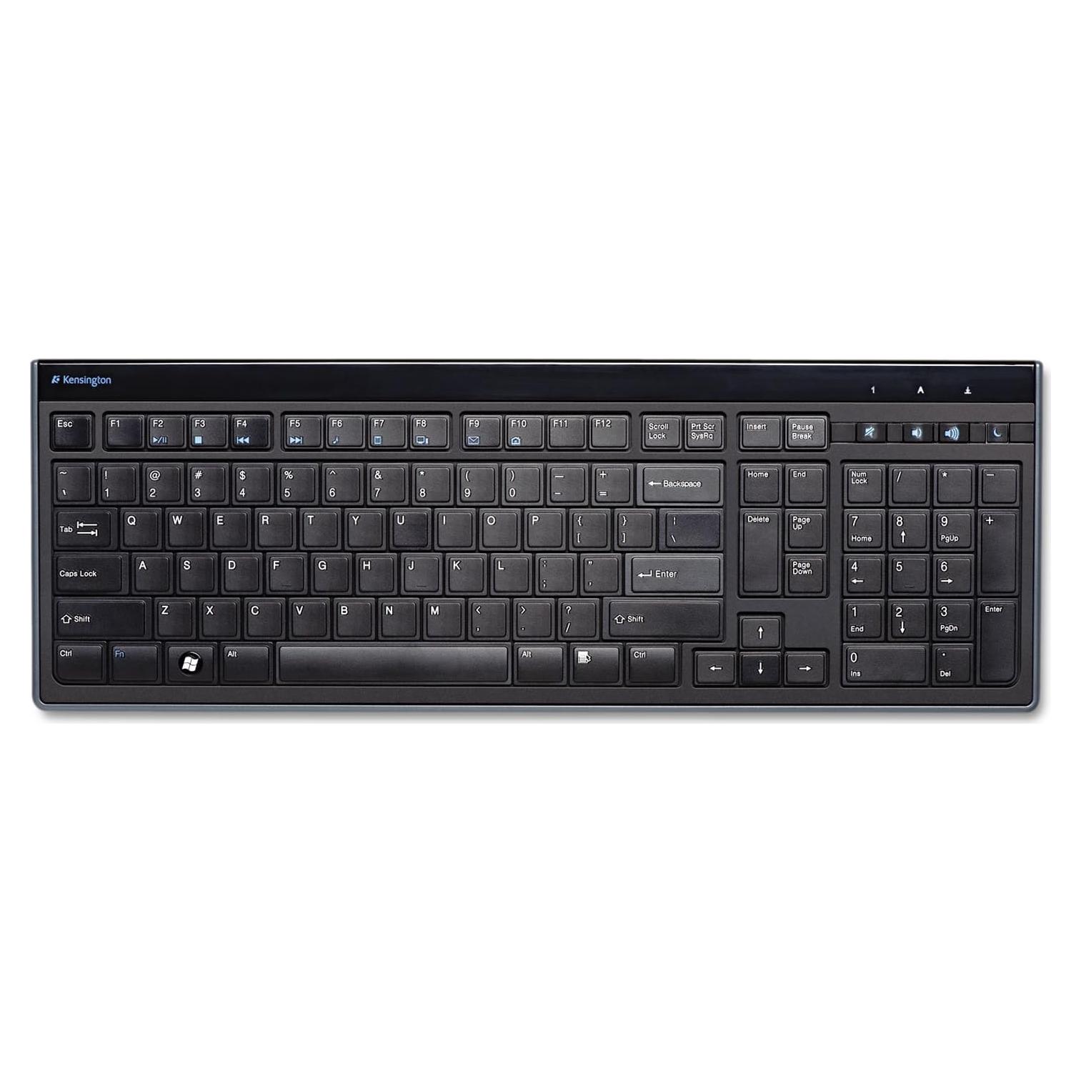Teclado con Cable Kensington Slim Type K72357USA Negro