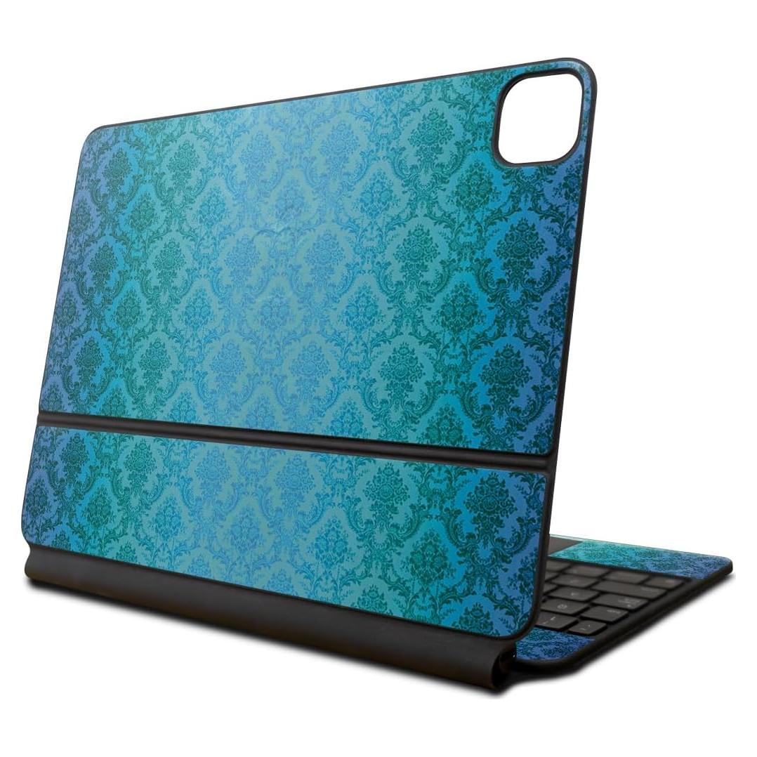 Funda Vinilo Protectora MightySkins para Apple Magic Keyboard 2024 - Azul Vintage