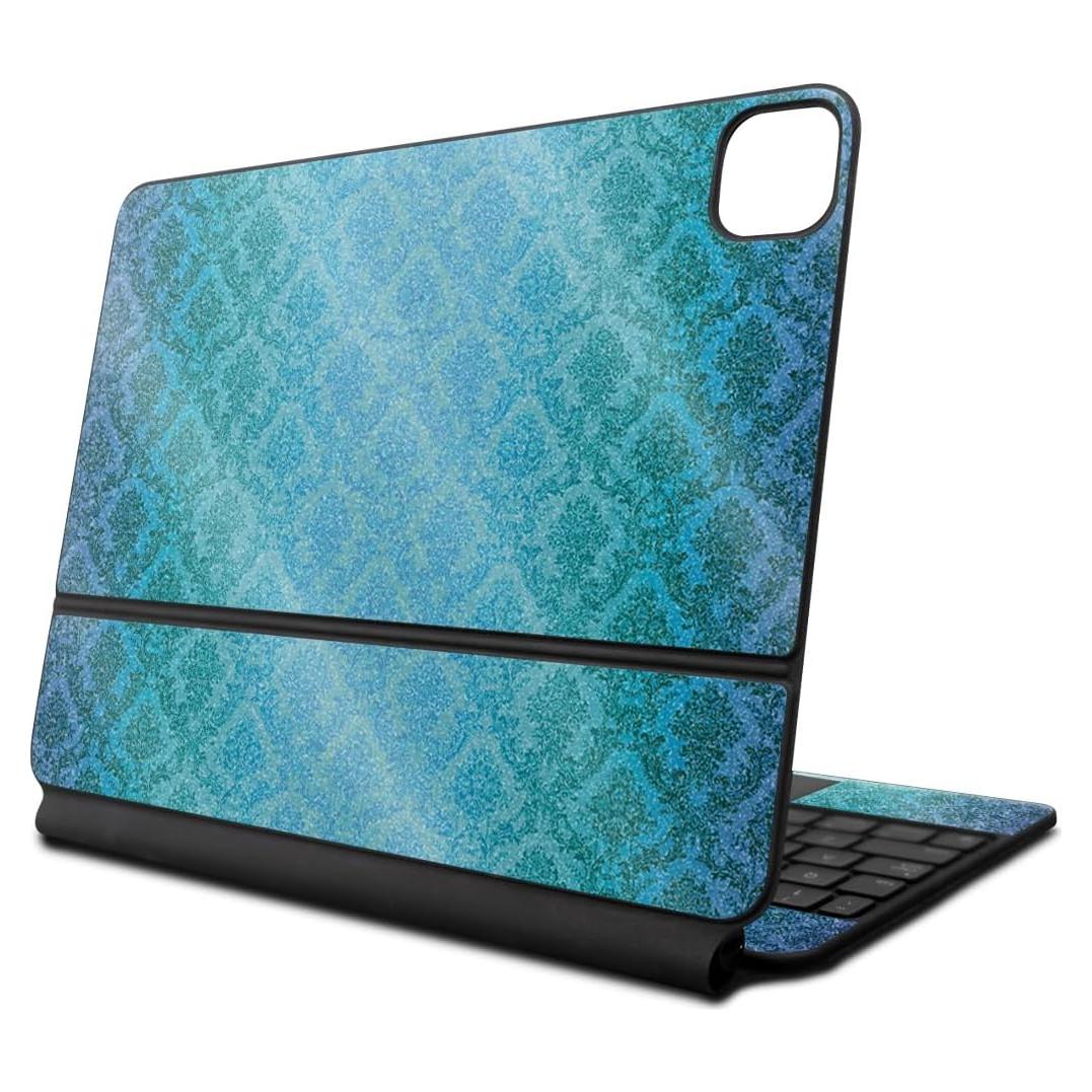 Cubierta Protectora Vinilo 3M MightySkins para Apple Magic Keyboard 11" Azul Vintage
