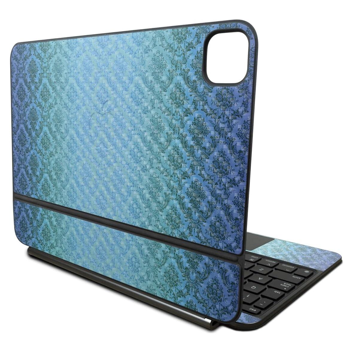 Piel de fibra de carbono MightySkins para Apple Magic Keyboard 11" 2024 - Azul Vintage