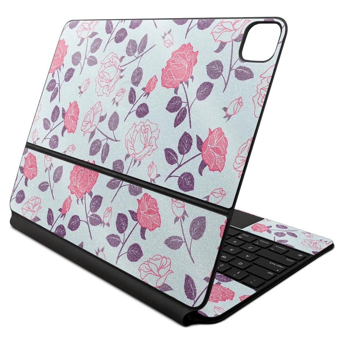 Piel Brillante Floral Vintage para Apple Magic Keyboard 13"