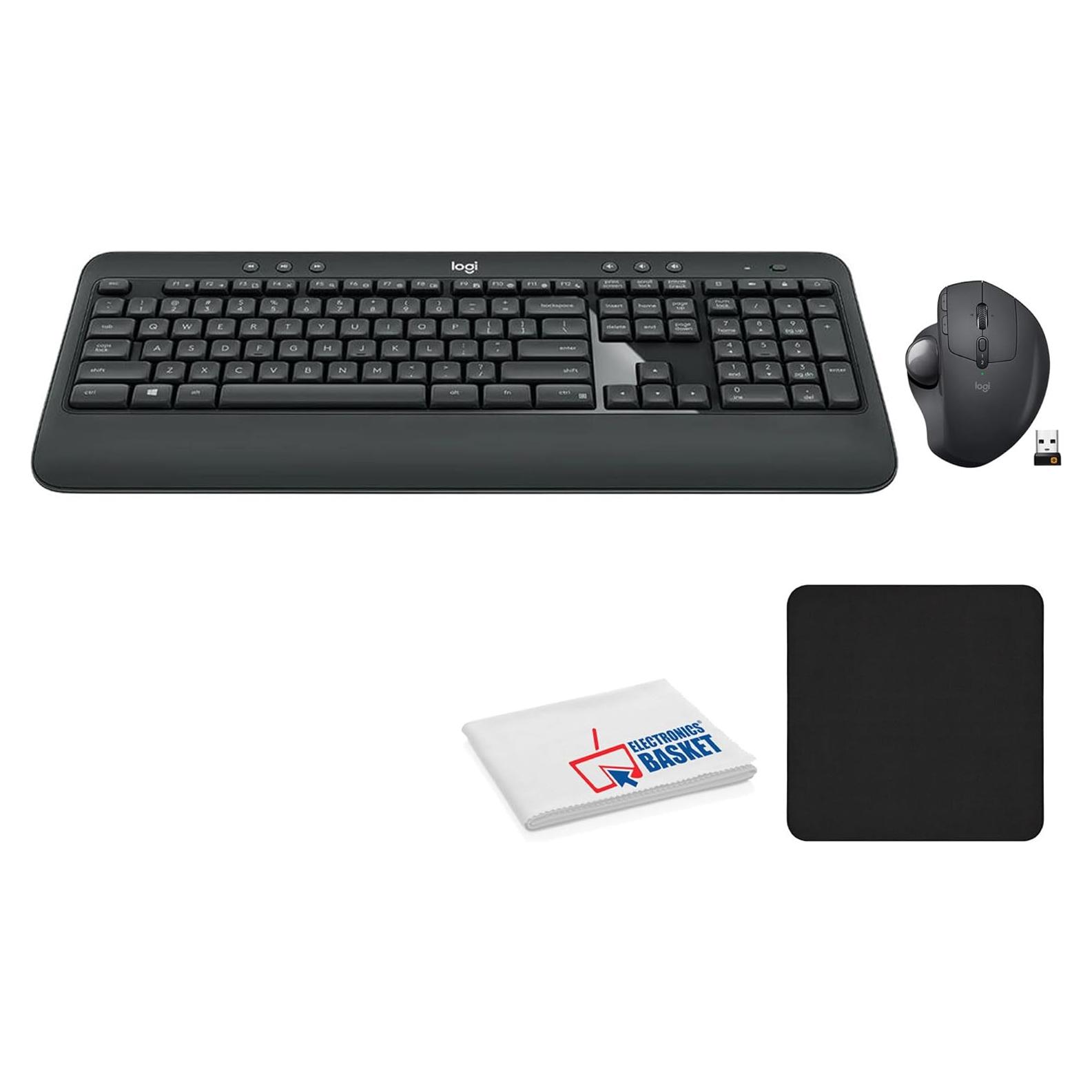 Combo Inalámbrico Teclado y Ratón Logitech MK540 + Alfombrilla