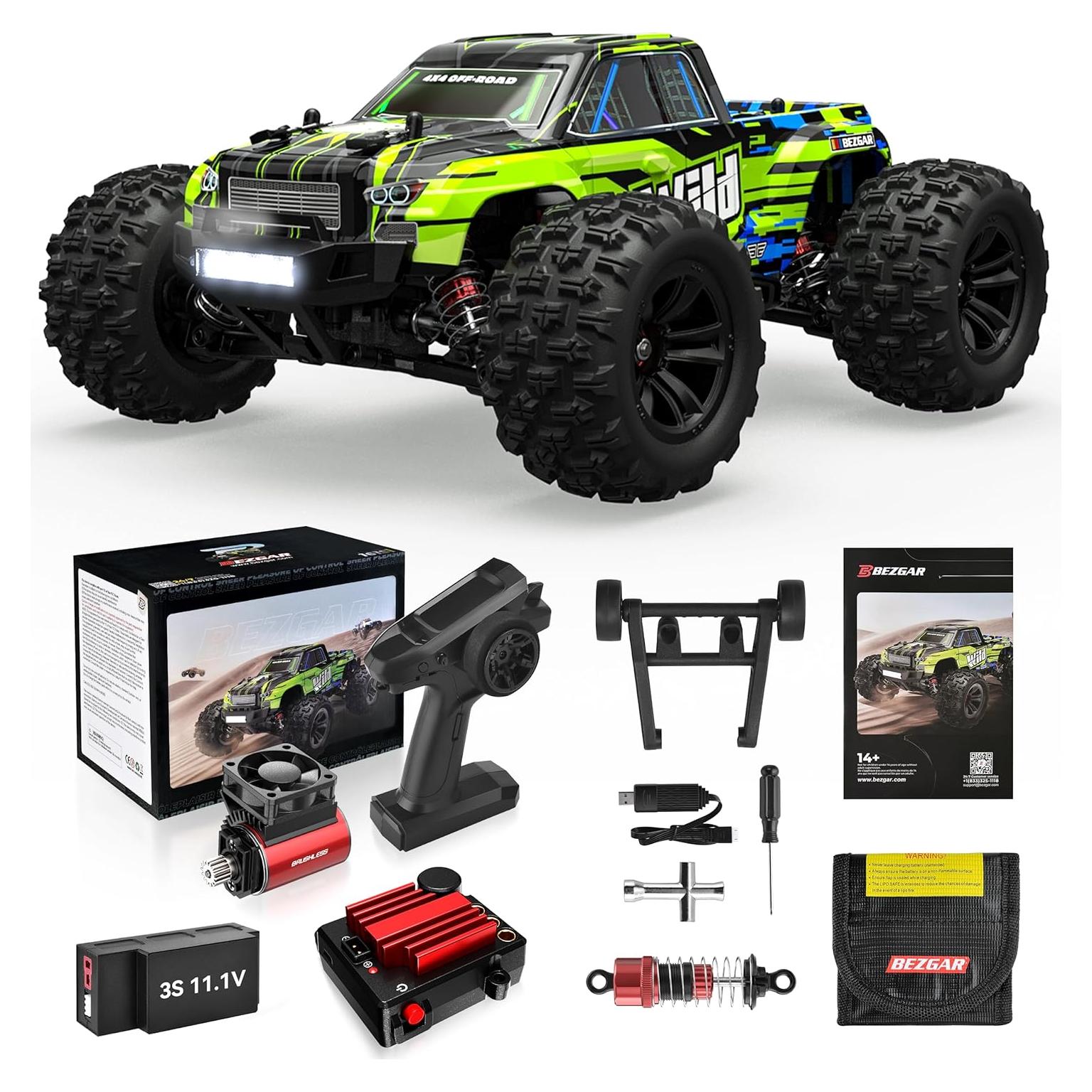 Coche RC Todo Terreno BEZGAR HP161S 4WD 68 km/h