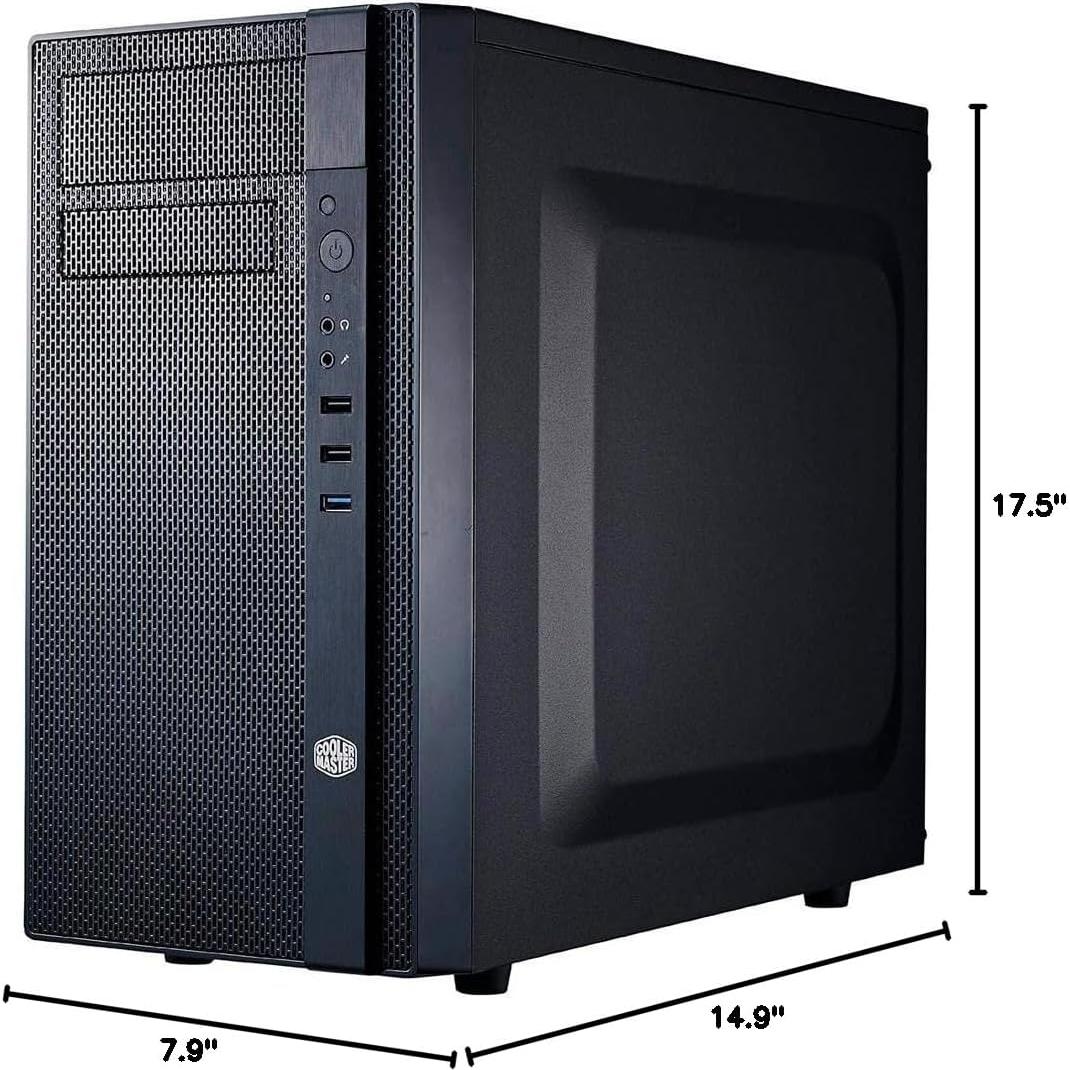 Cooler Master N200 - Mini Tower Computer Case with Fully Meshed Front Panel and mATX/Mini-ITX Support