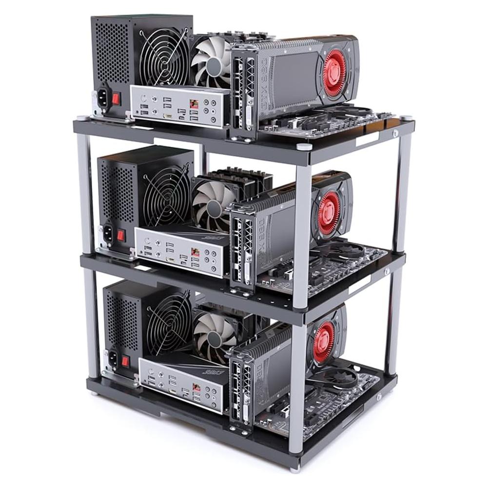 Estante Apilable DALAIBUKESI para PC - Chasis Modular ATX/ITX