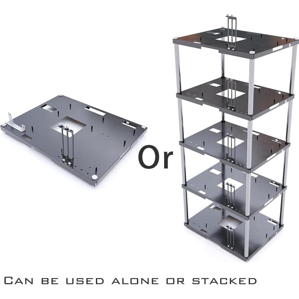 Estante Apilable DALAIBUKESI para PC - Chasis Modular ATX/ITX