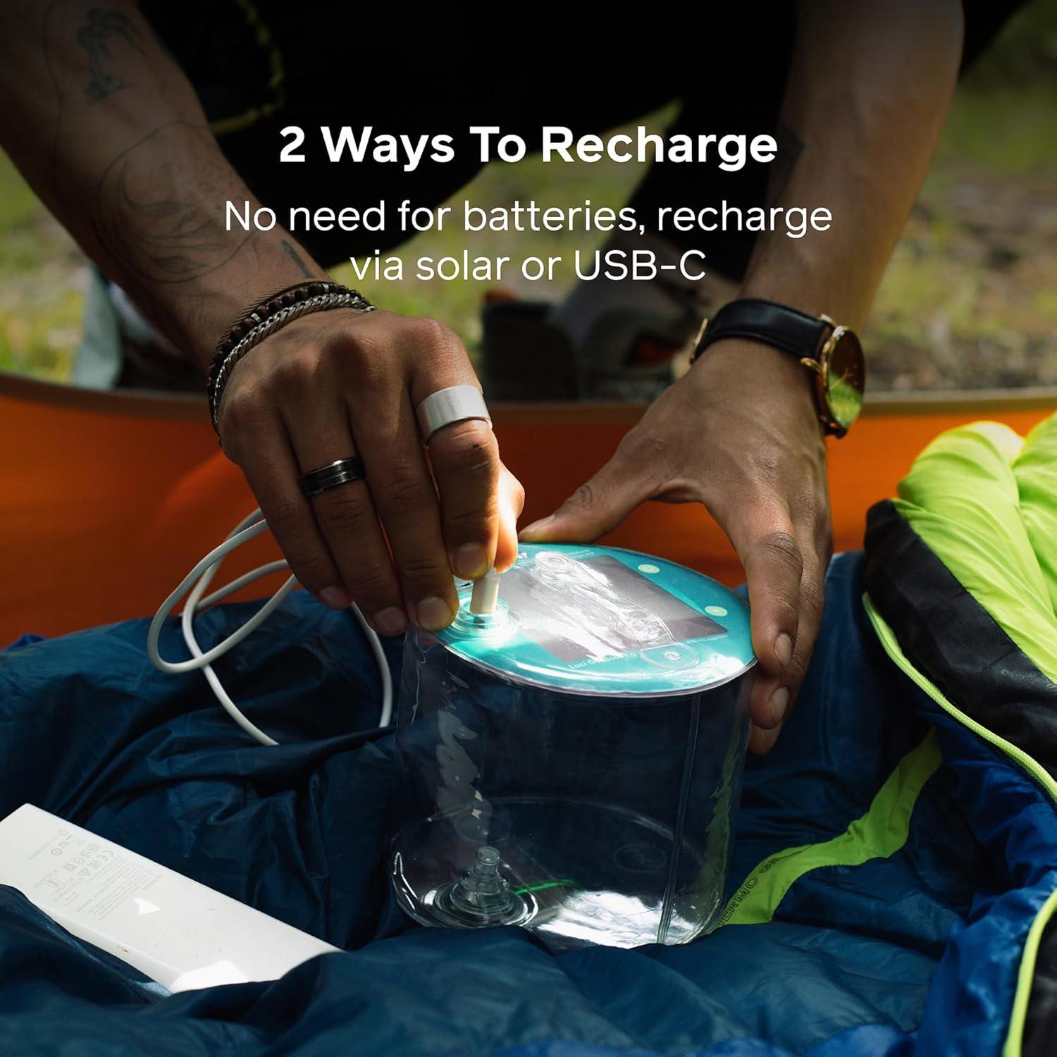 Linterna Inflable Solar BioLite Luci Original Transparente