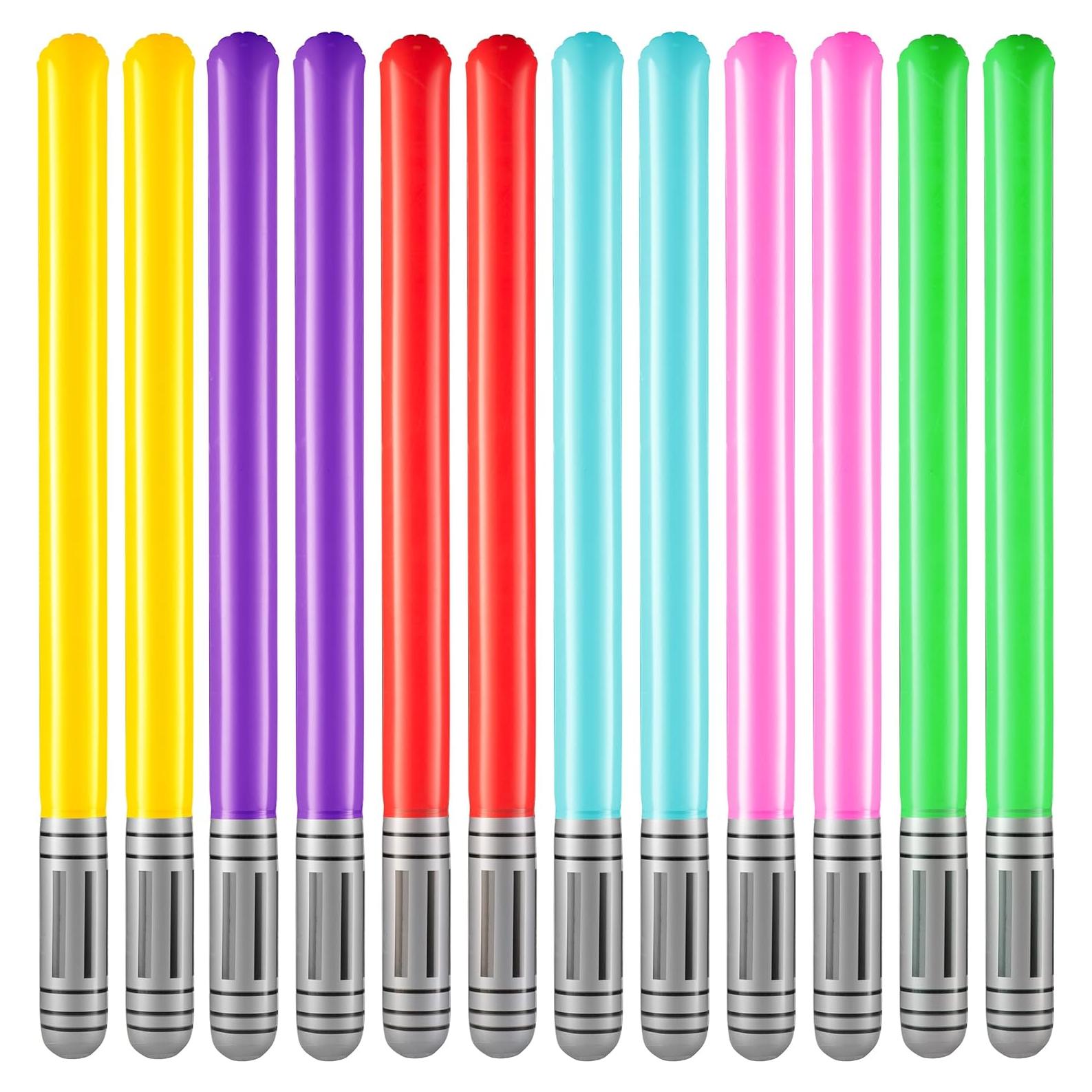 Sables de Luz Inflables Bedwina - Paquete de 12, 89 cm