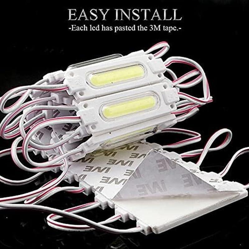 100 Módulos LED 12V IP65 Luz de Reemplazo para Carteles