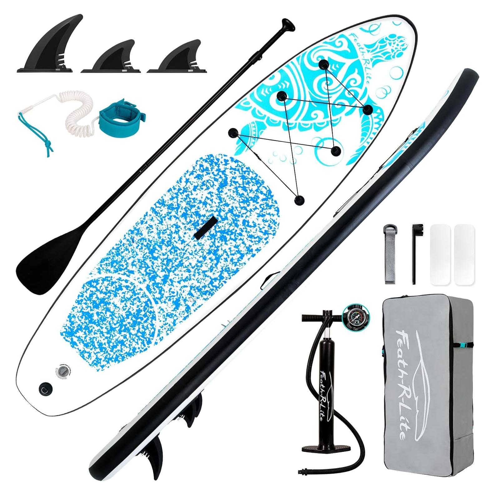 Tabla de Paddle Inflable FEATH-R-LITE 10'6" x 33" para Todos los Niveles