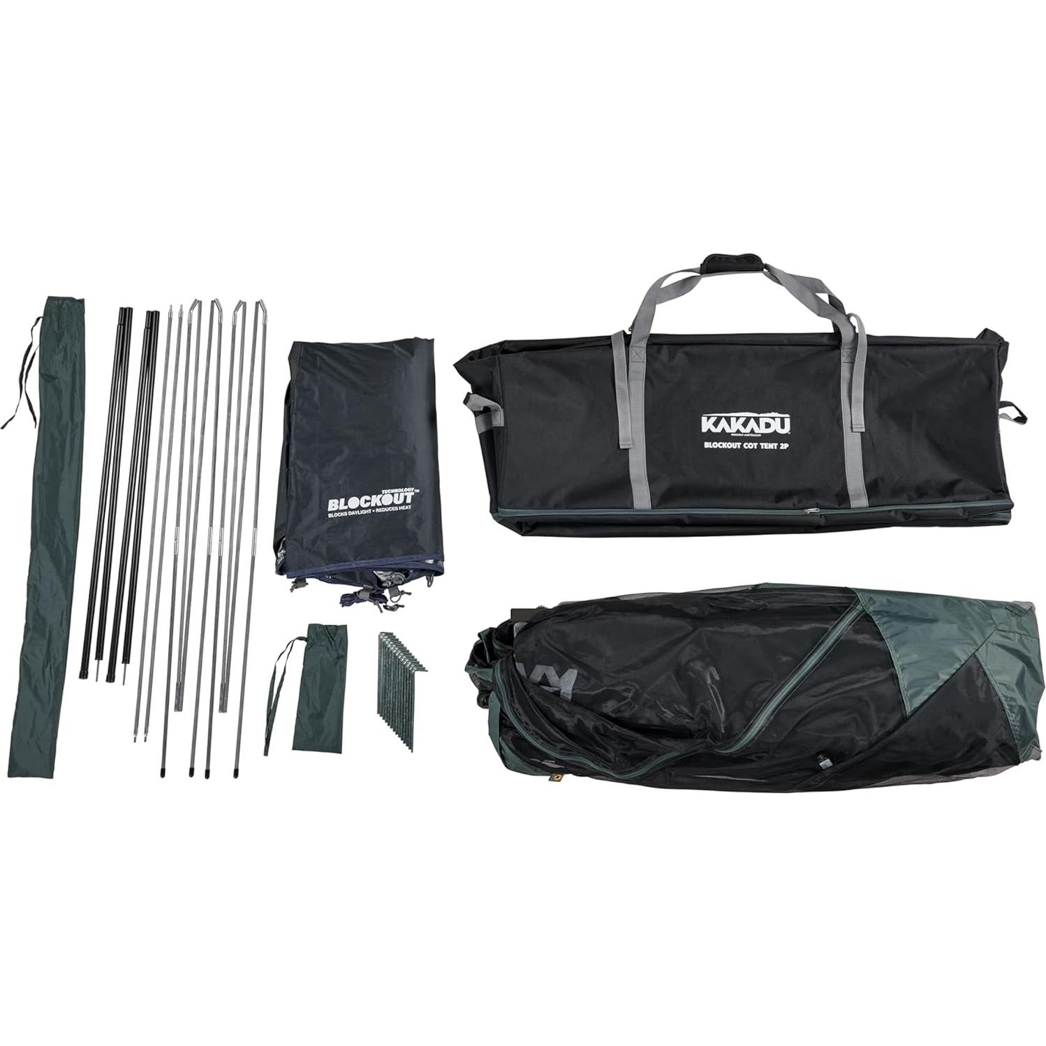 Tienda Cama Kakadu 2 Personas Impermeable BlockOut 3000mm