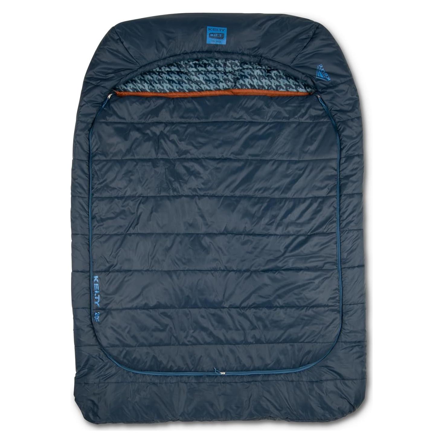 Saco de Dormir Doble Ancho Kelty Tru.Comfort 20°C para 2 Personas