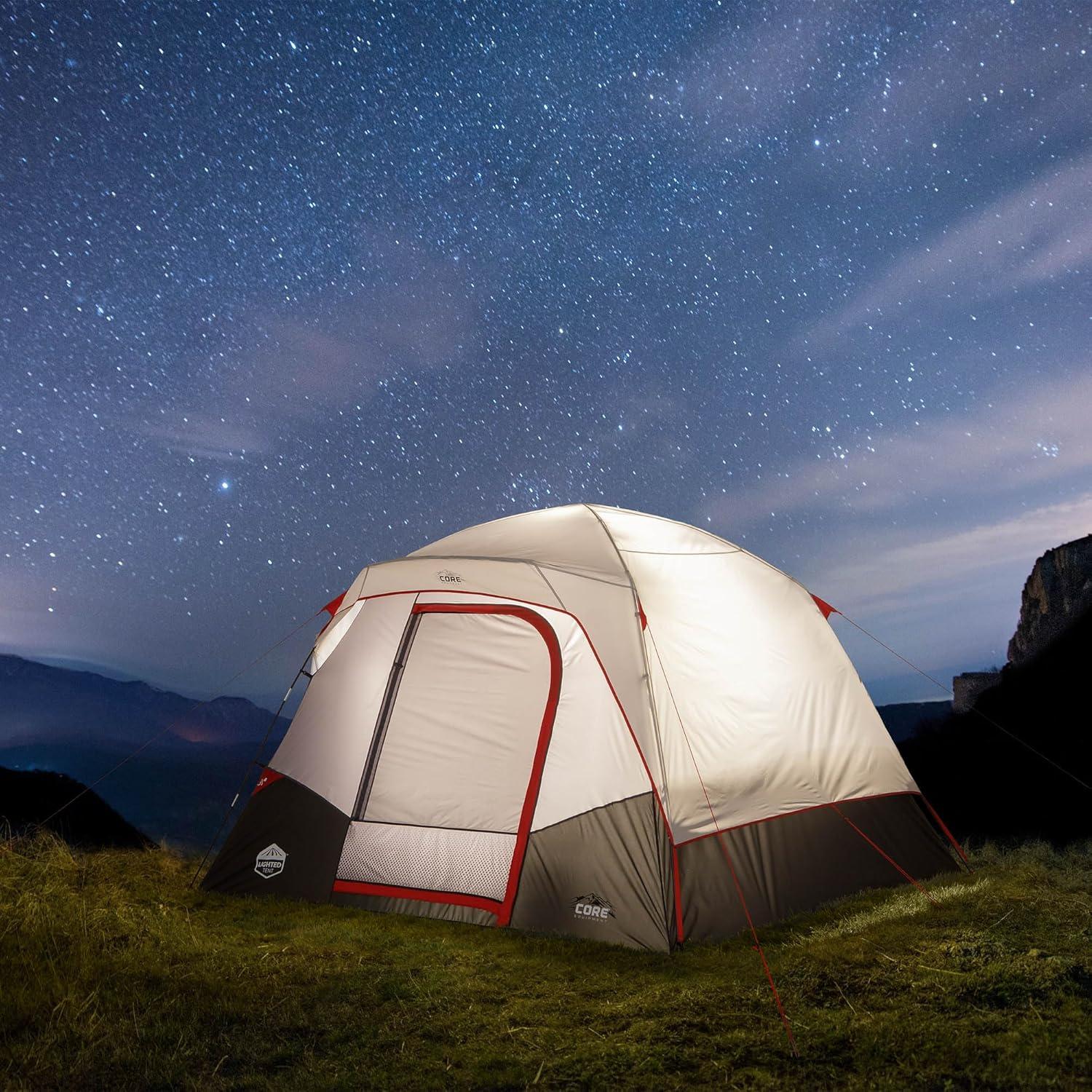 Carpa Dome Iluminada CORE para 6 Personas - Impermeable