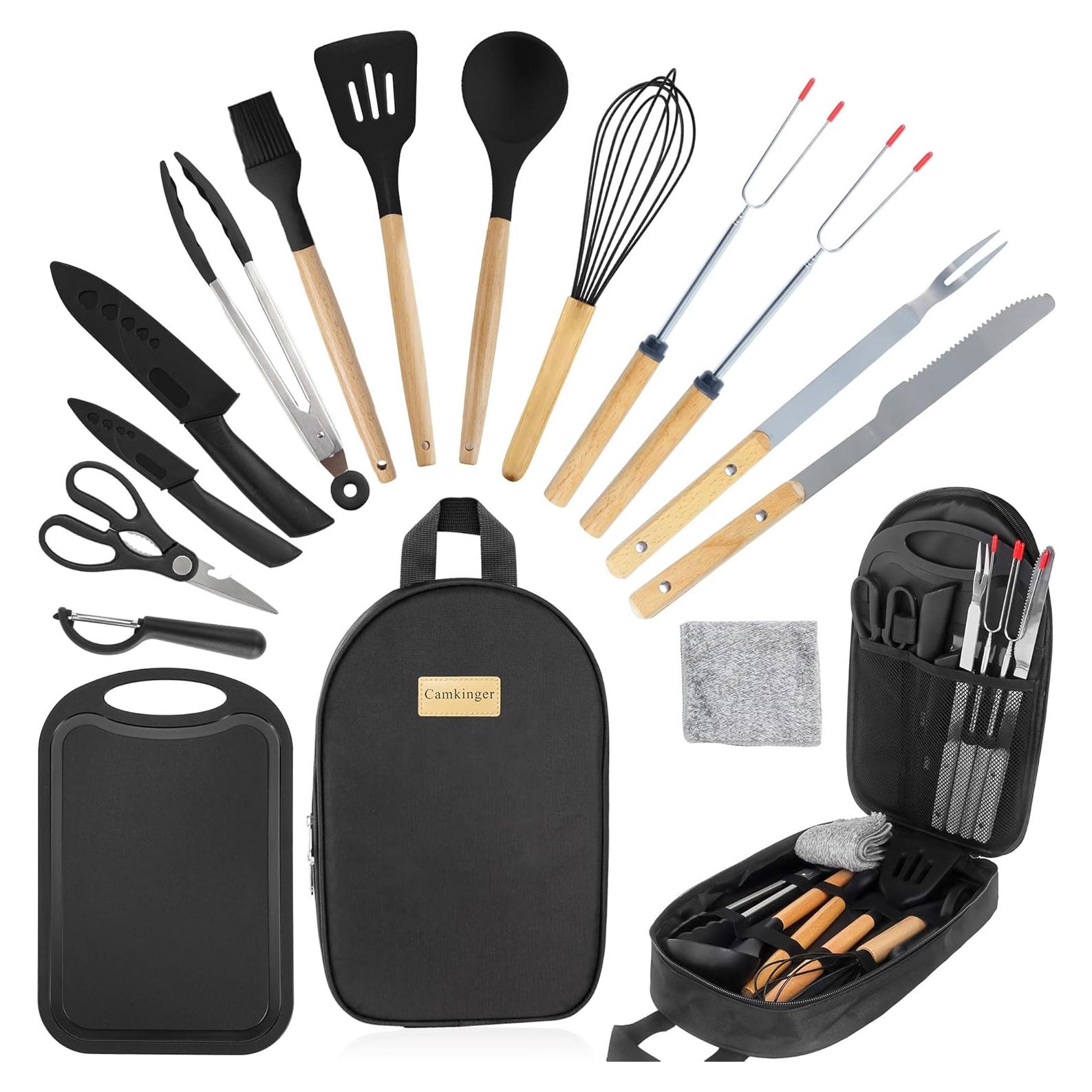 Juego de Utensilios de Cocina para Camping Camkinger 12 Piezas