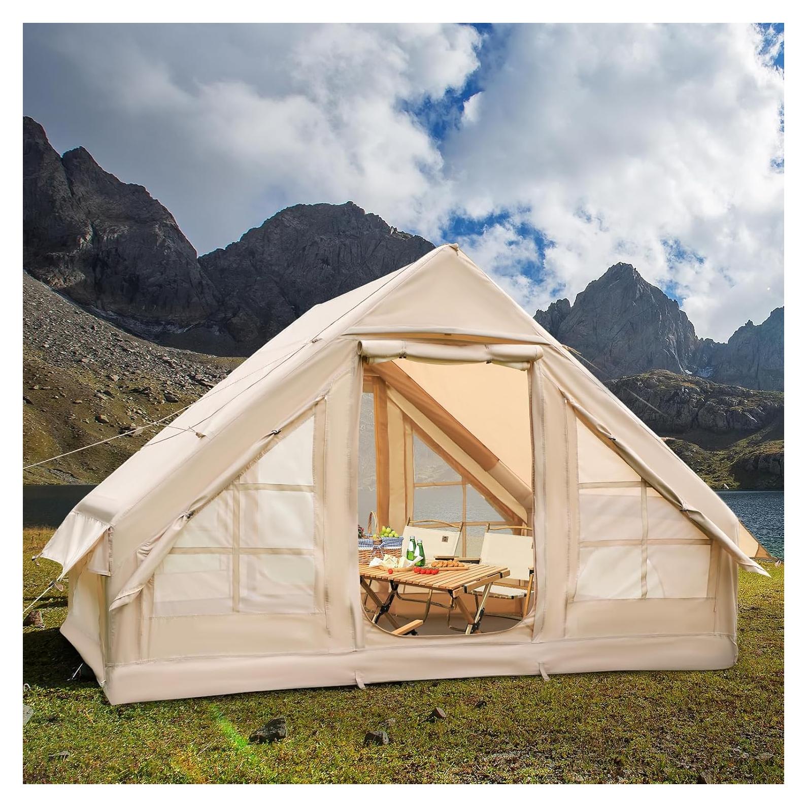 Tienda Inflable HUUHRIN 2-6 Personas 300D Oxford Impermeable