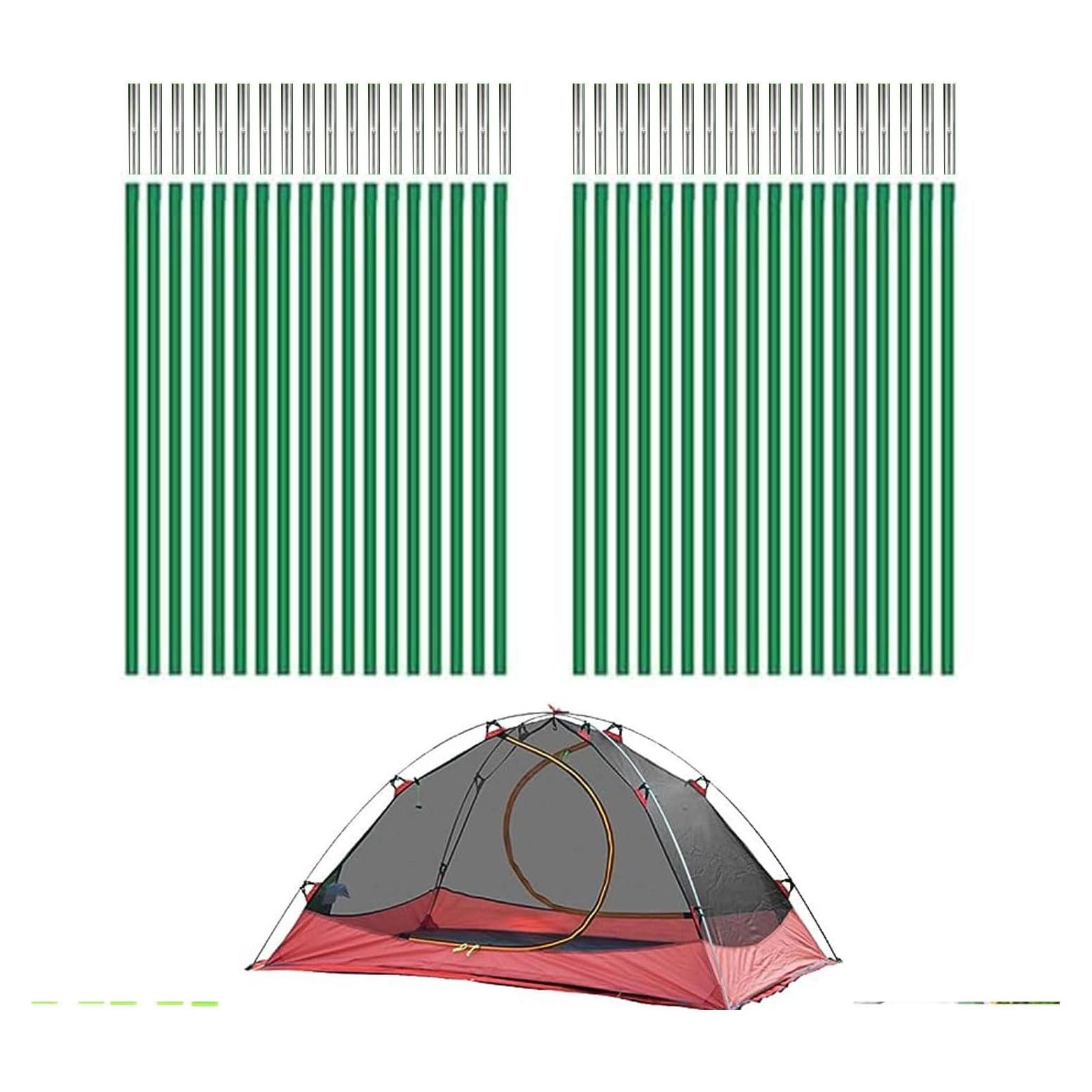 Tubo de Carpa Genérico 43 cm Fibra de Vidrio 36 Paquetes