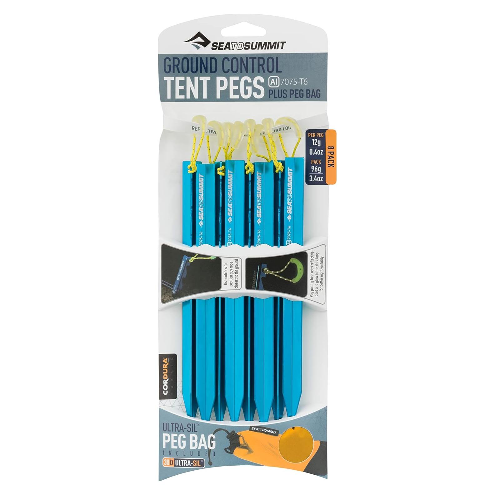 Piquetas de Control de Suelo Sea to Summit - 8 Unidades