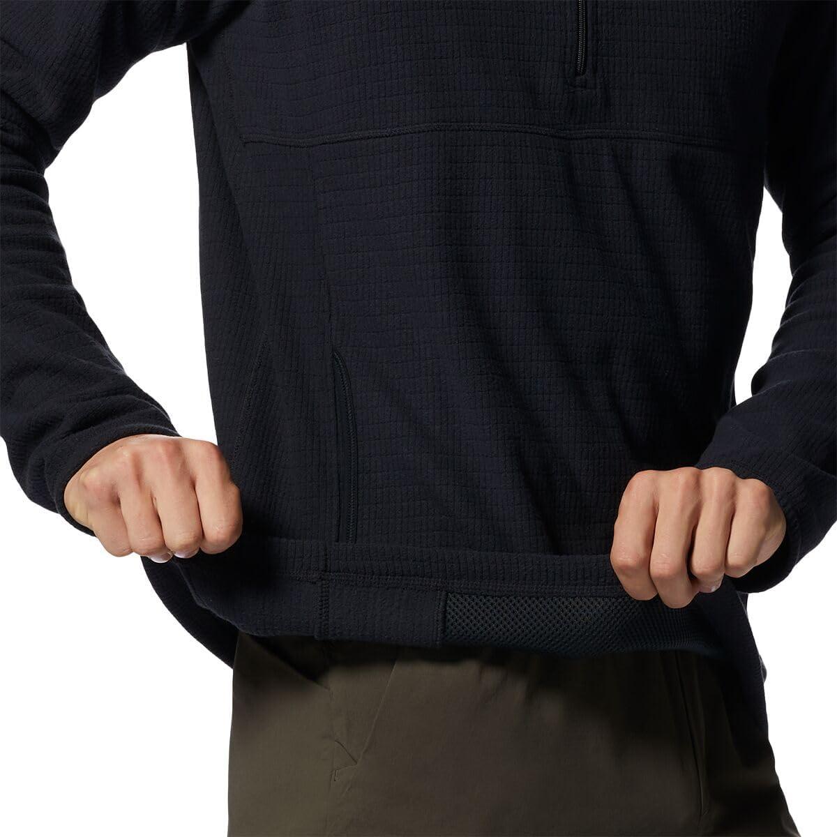 Sudadera con Capucha Summit Grid Mountain Hardwear Hombre Grande Negra