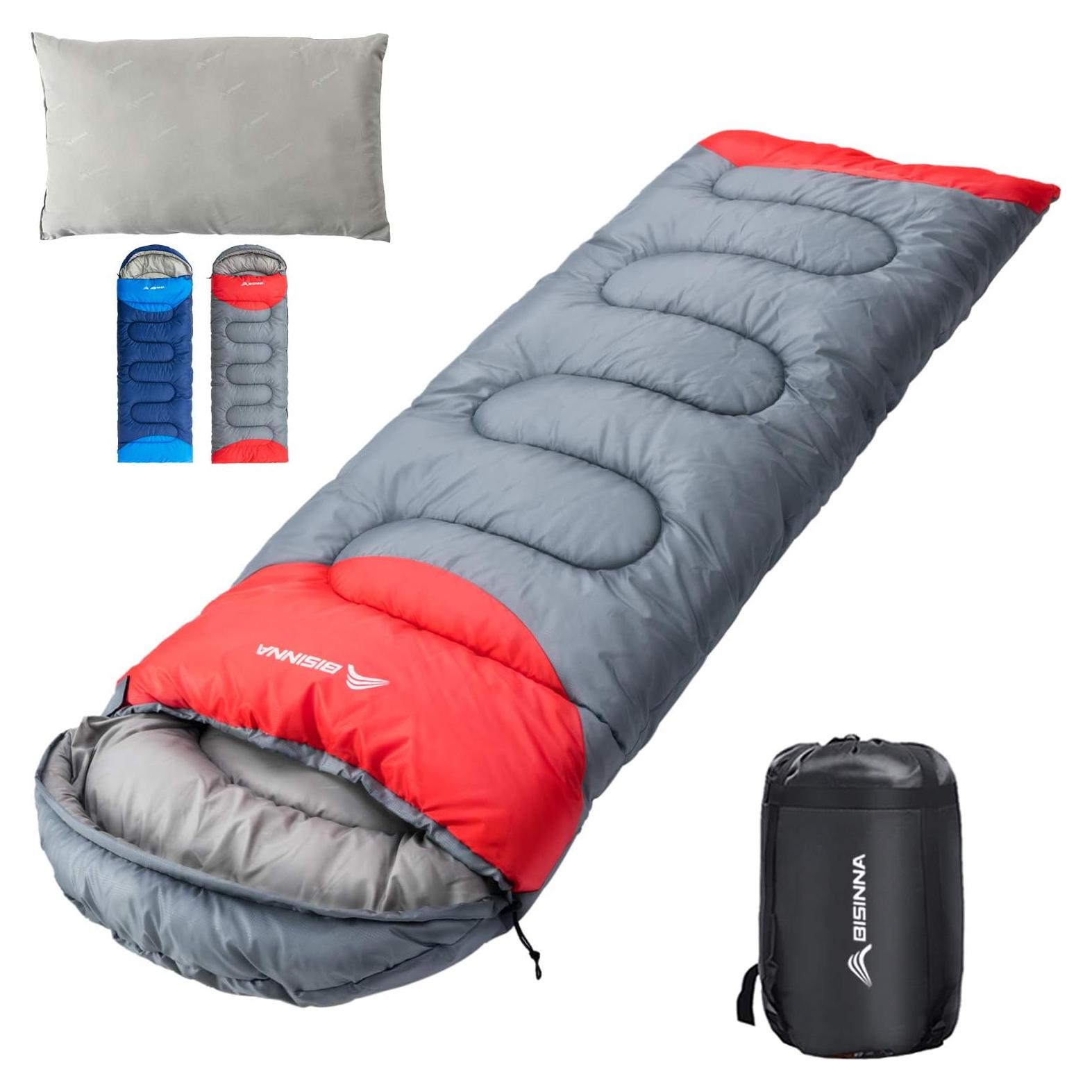 Saco de dormir BISINNA 220x80 cm impermeable y cálido