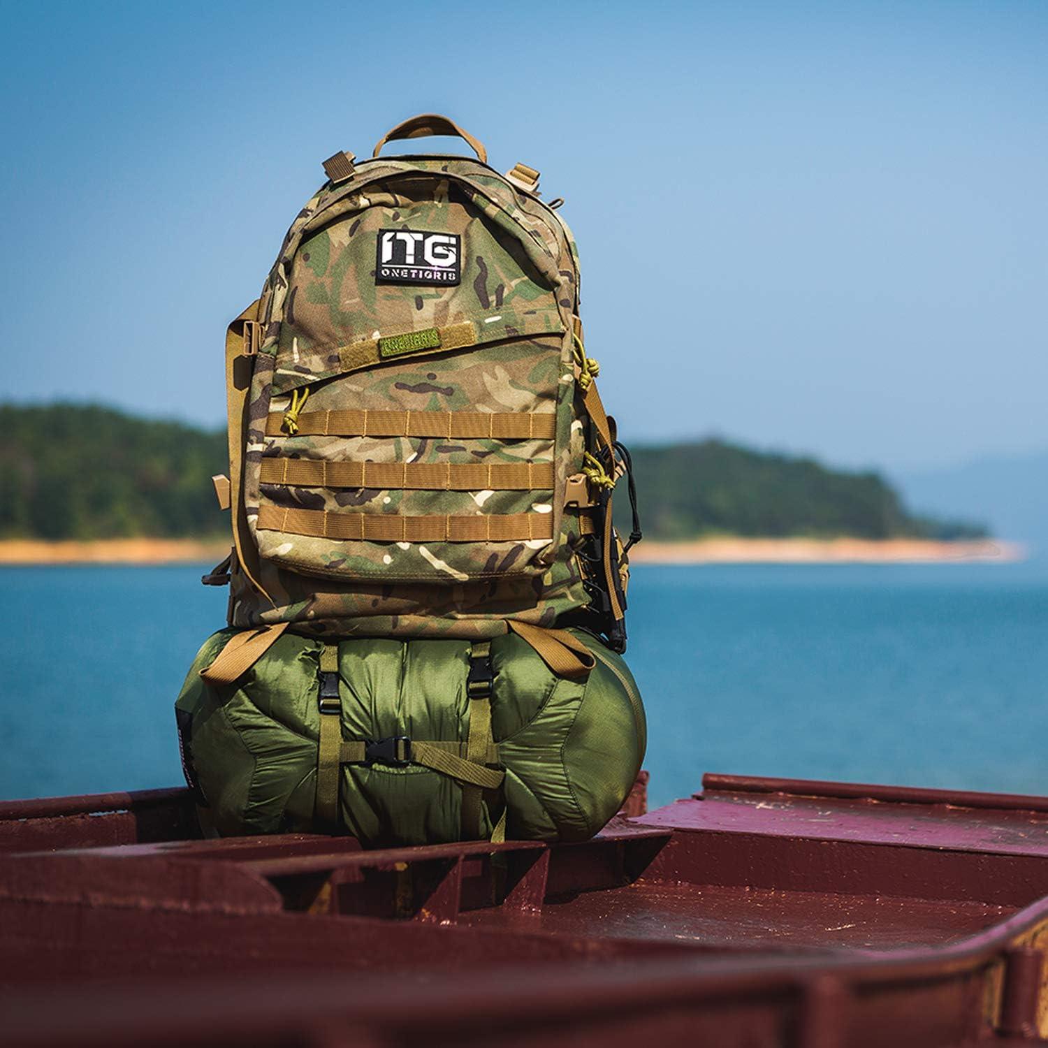 Saco de Dormir OneTigris 25L Compresible Verde OD