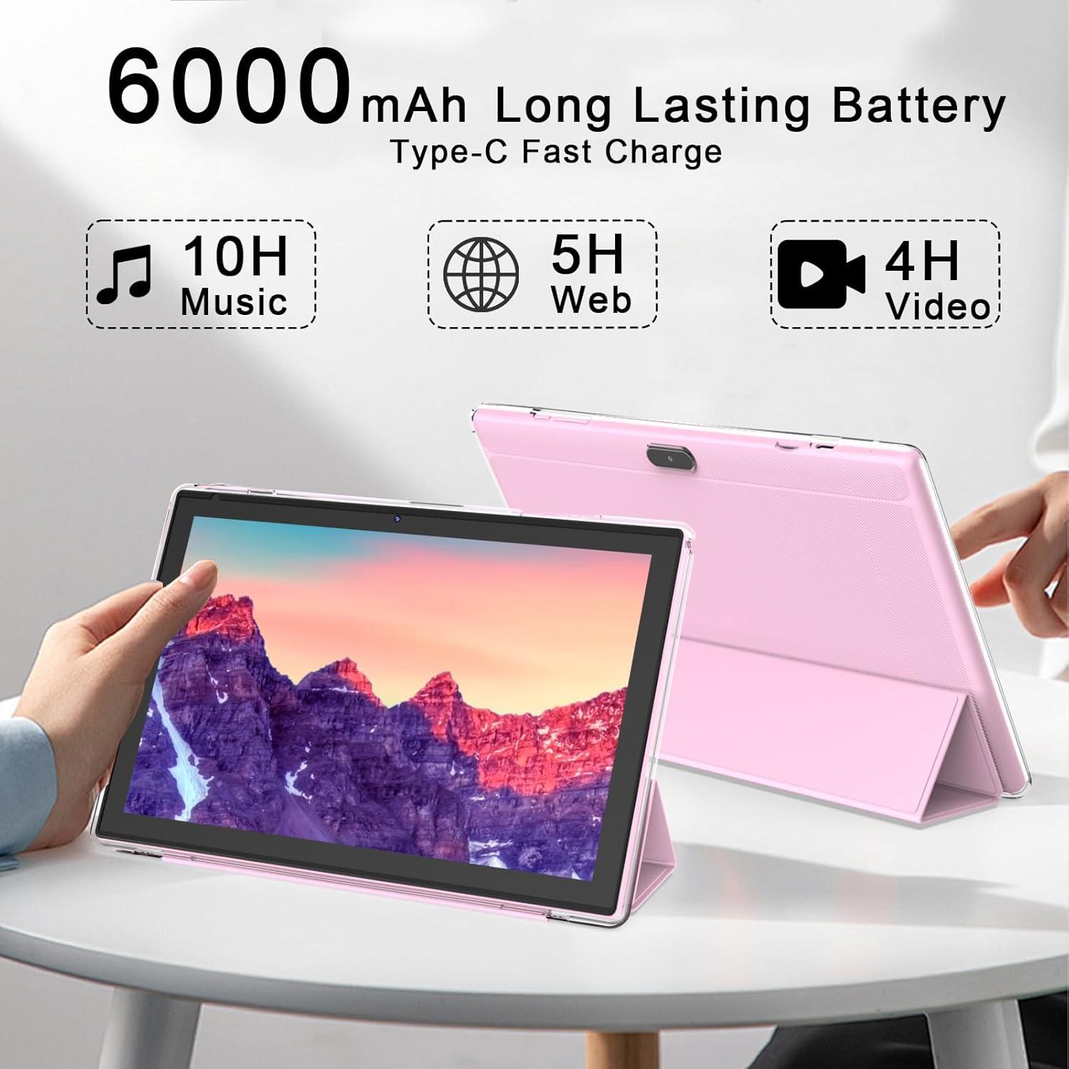 Tableta RUIQIAI 10.1" Android 14.0 8GB RAM 64GB ROM