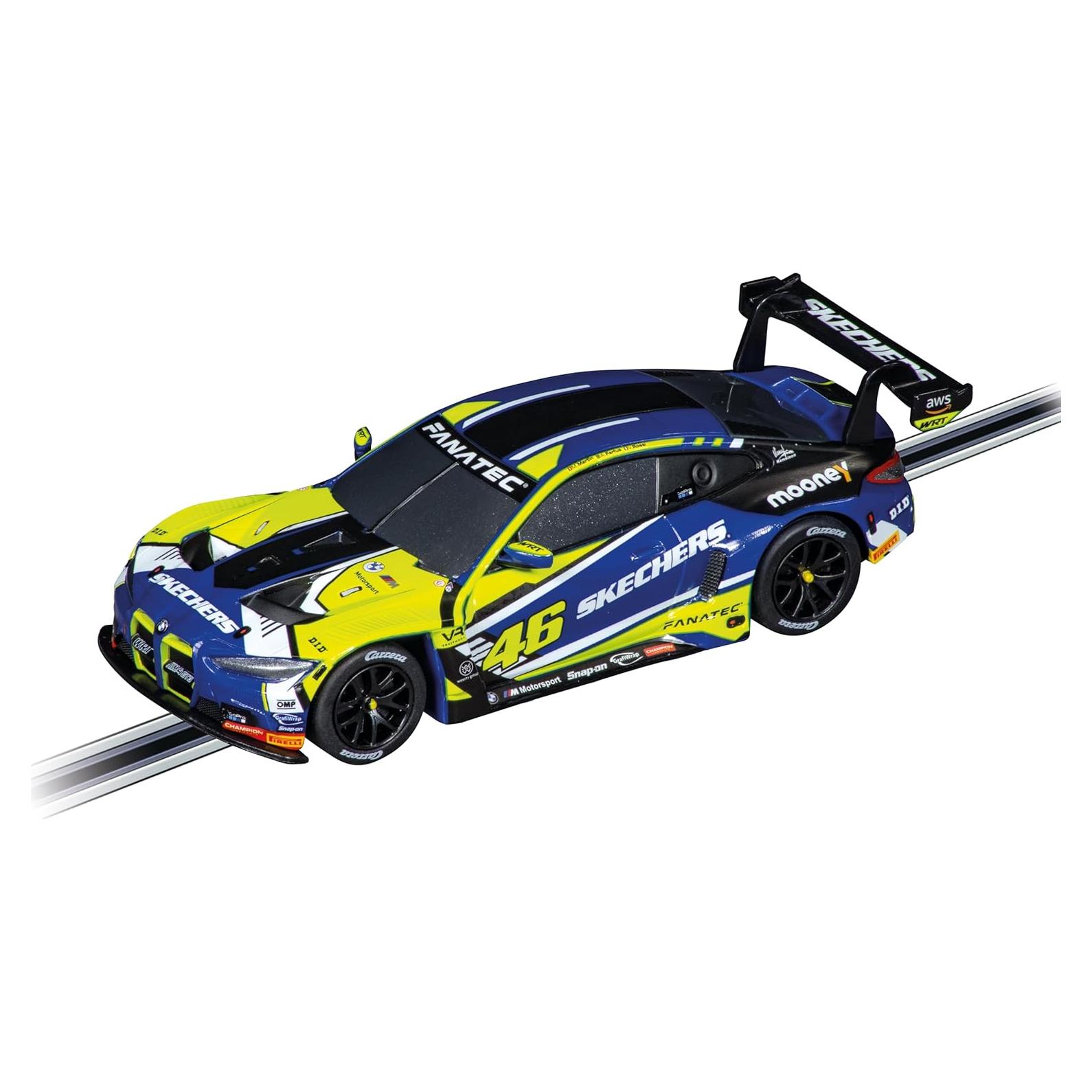 Coche Slot Car Carrera GO!!! BMW M4 GT3 1:43 Valentino Rossi
