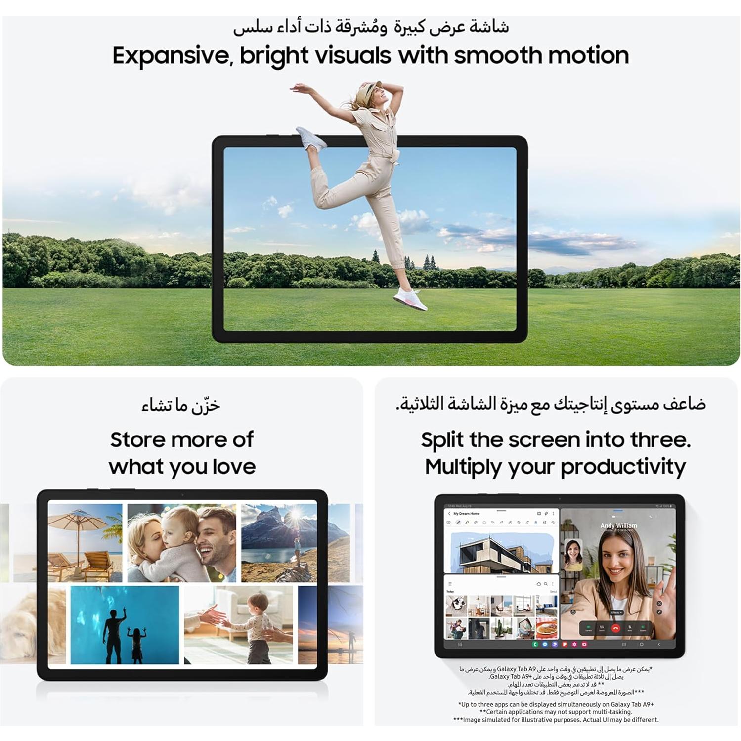 SAMSUNG Galaxy Tab A9 8.7" SM-X115 64GB 4GB WiFi + LTE