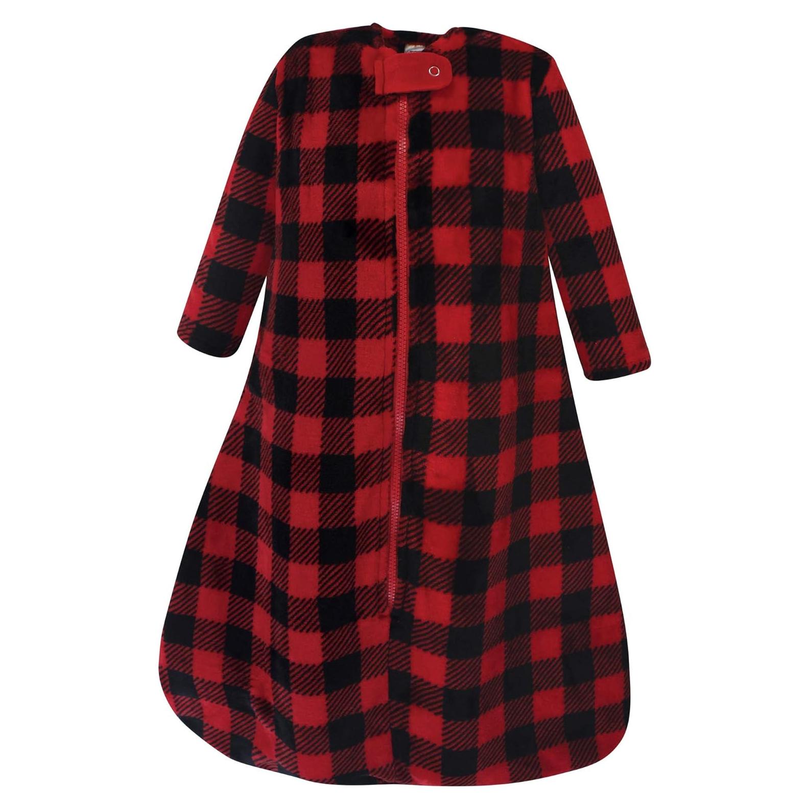 Saco de Dormir de Peluche Hudson Baby 0-6 Meses Nubes Azules