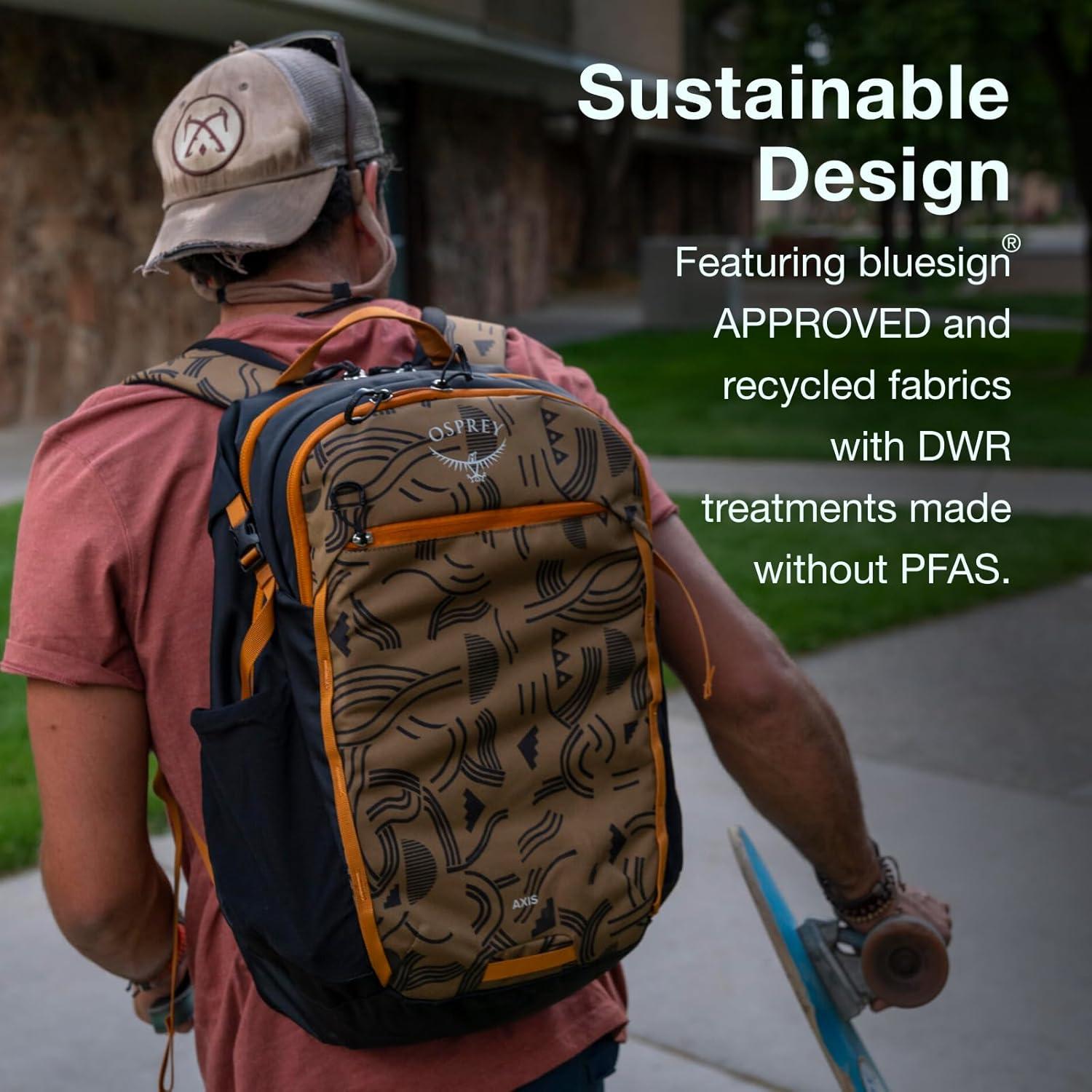 Mochila para Laptop Osprey Axis 24L Negra con Funda