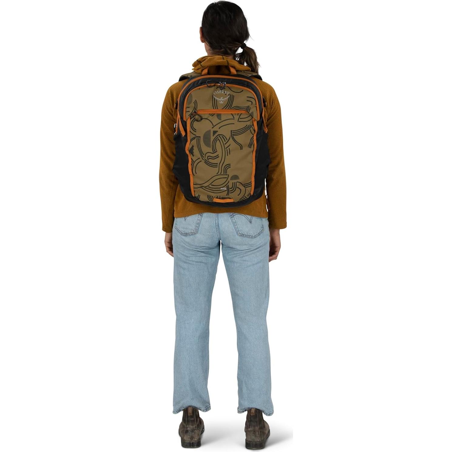 Mochila para Laptop Osprey Axis 24L Negra con Funda