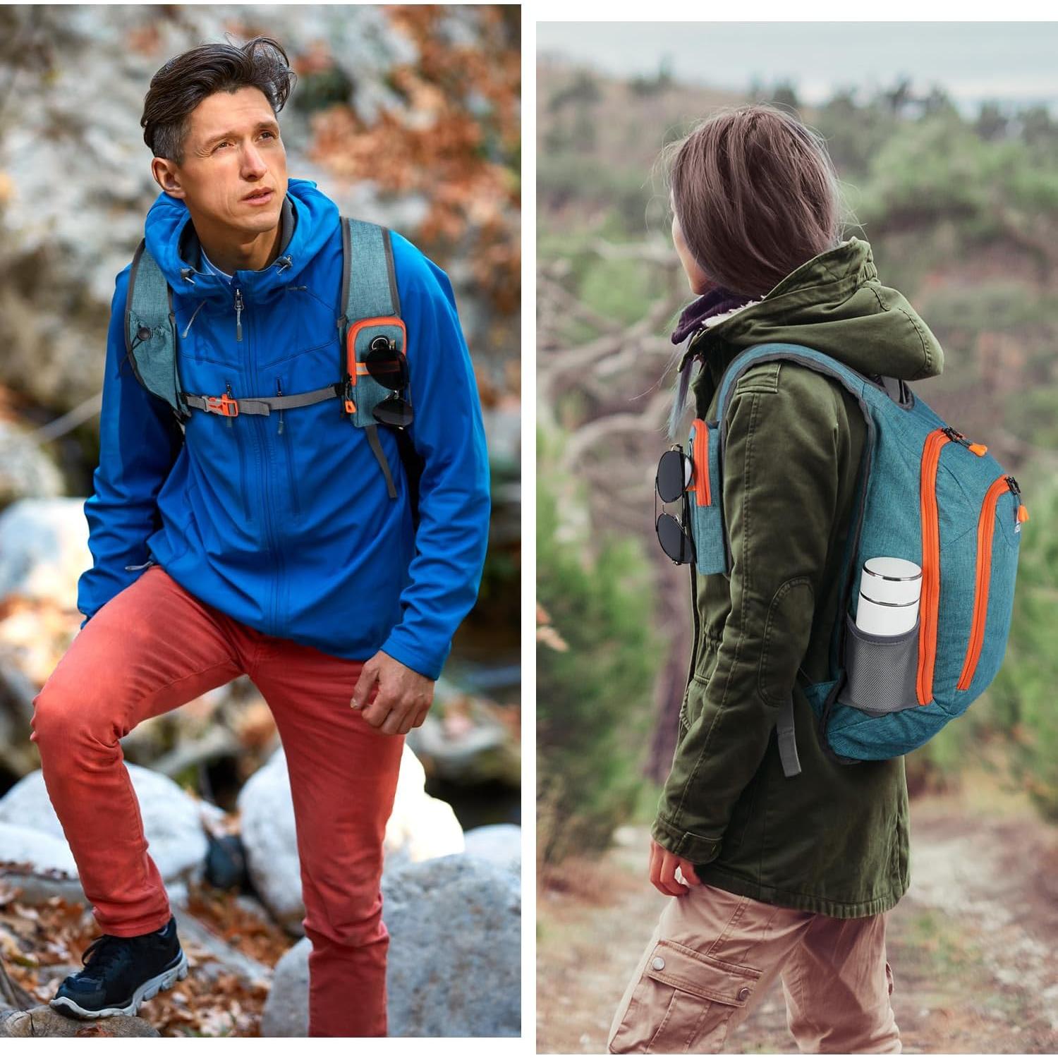 Mochila Plegable 15L Esup Verde para Senderismo y Viajes