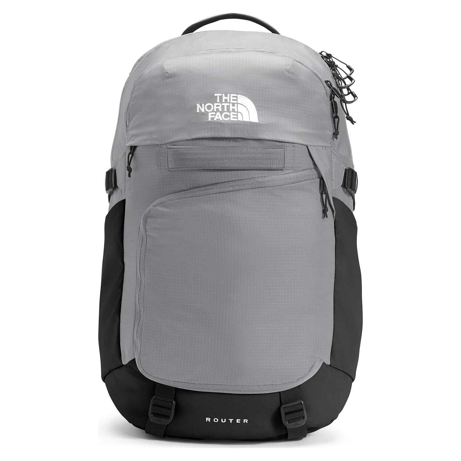 Mochila Unisex The North Face Router 40L Gris Meld/Negro