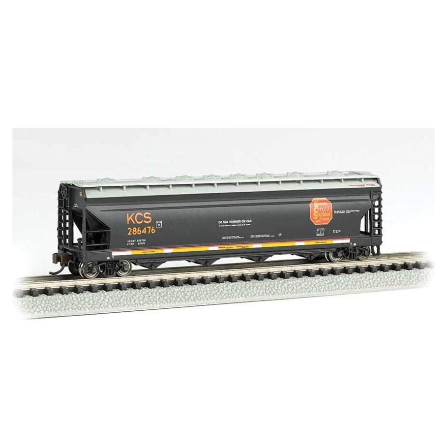Vagón Hopper ACF Bachmann 4-Bay KCS Escala N Negro