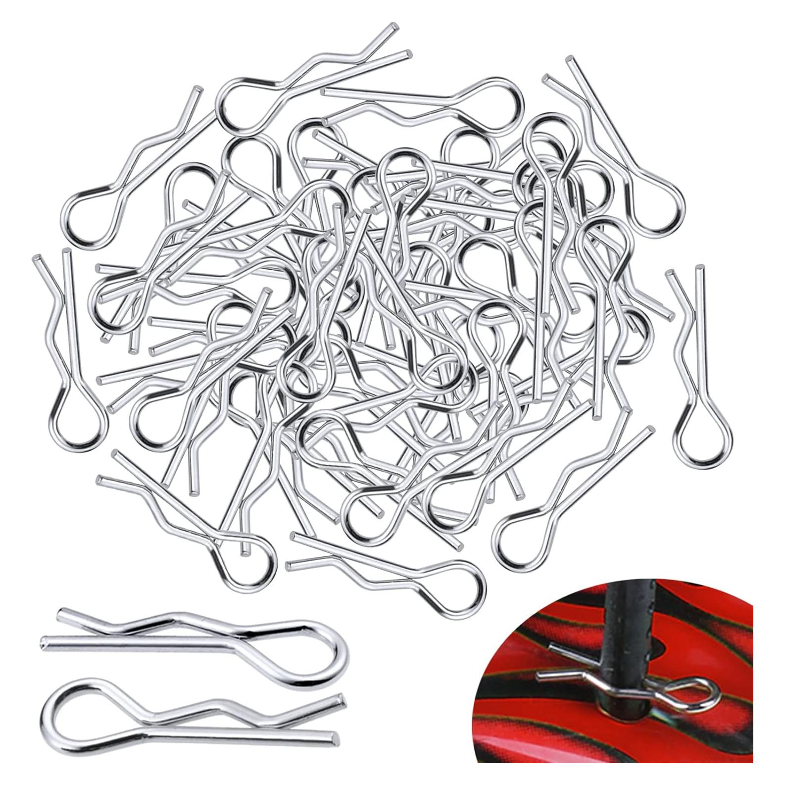 Clips de Cuerpo HobbyPark para Vehículos RC 1/18 (50 Pcs)