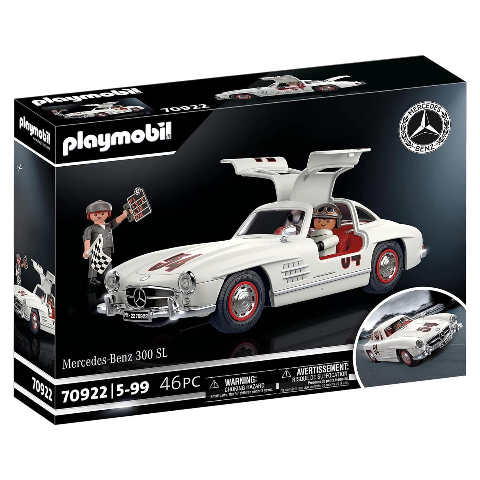 PLAYMOBIL Mercedes-Benz 300 SL con figuras y accesorios