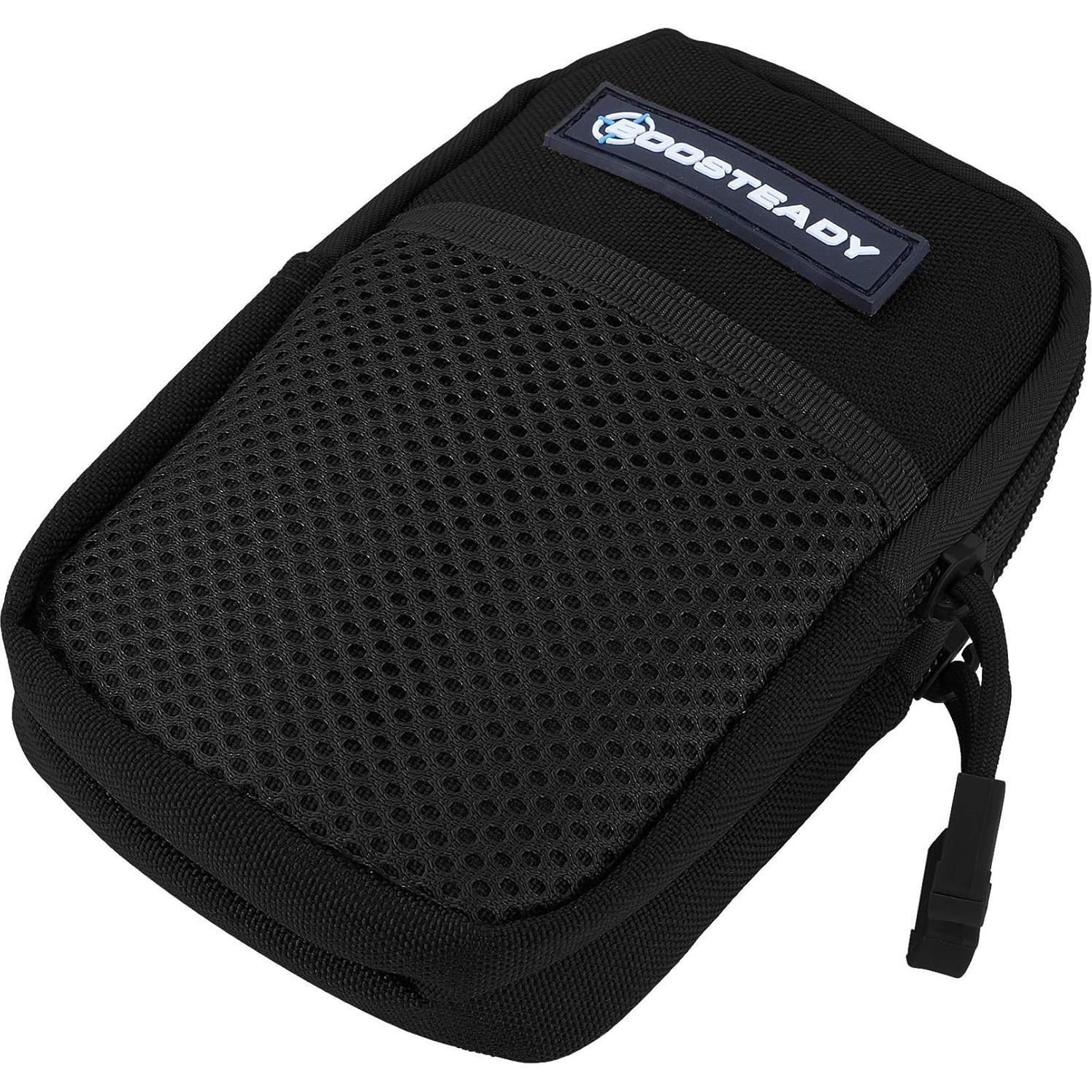 Bolsa de Correa para Mochila BOOSTEADY Negra 11.4x17.8cm