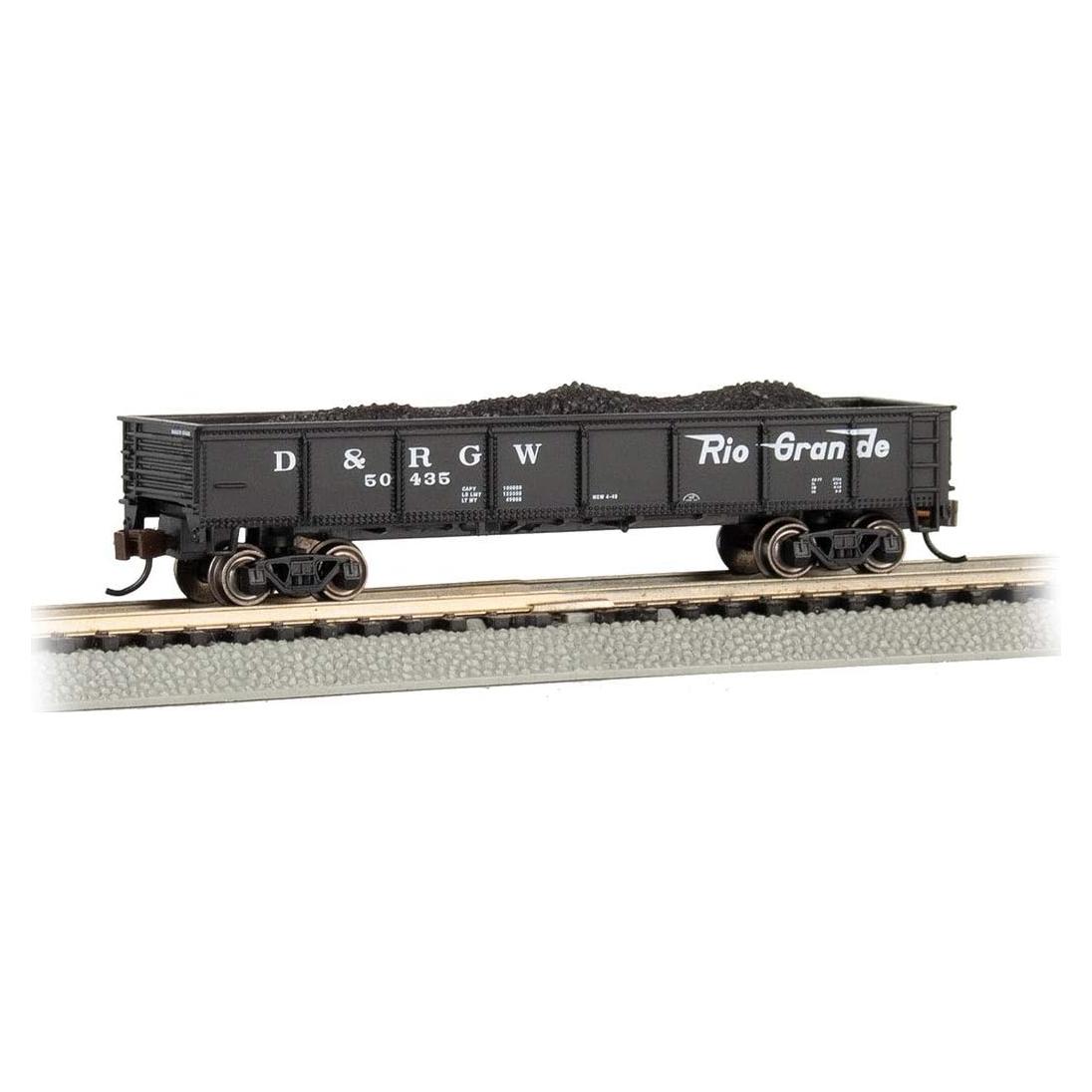 Carro Gondola Bachmann 40' D&RGW Negro con Carbón Escala N