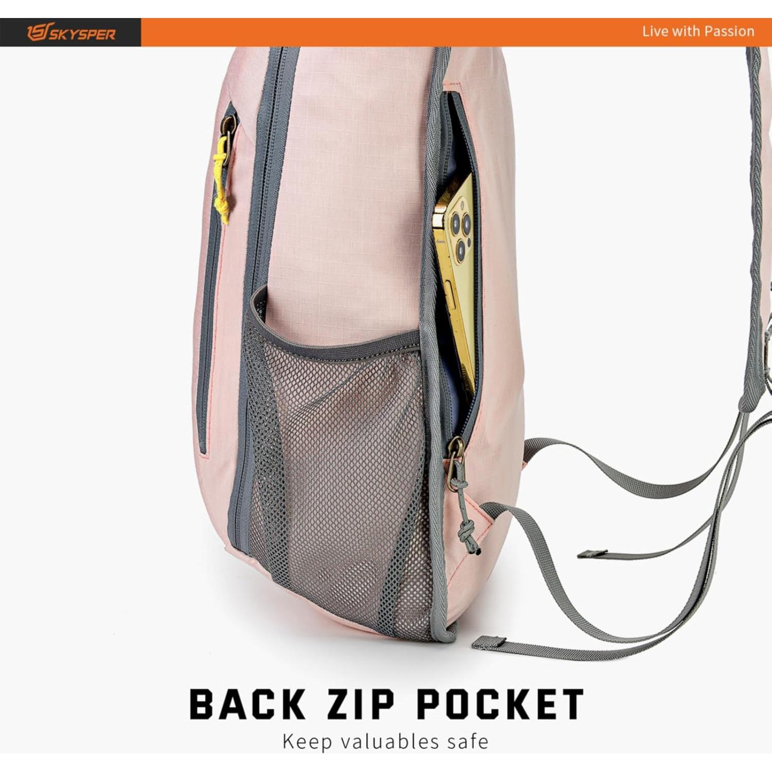 Mochila de Día Plegable SKYSPER 10L para Senderismo Unisex