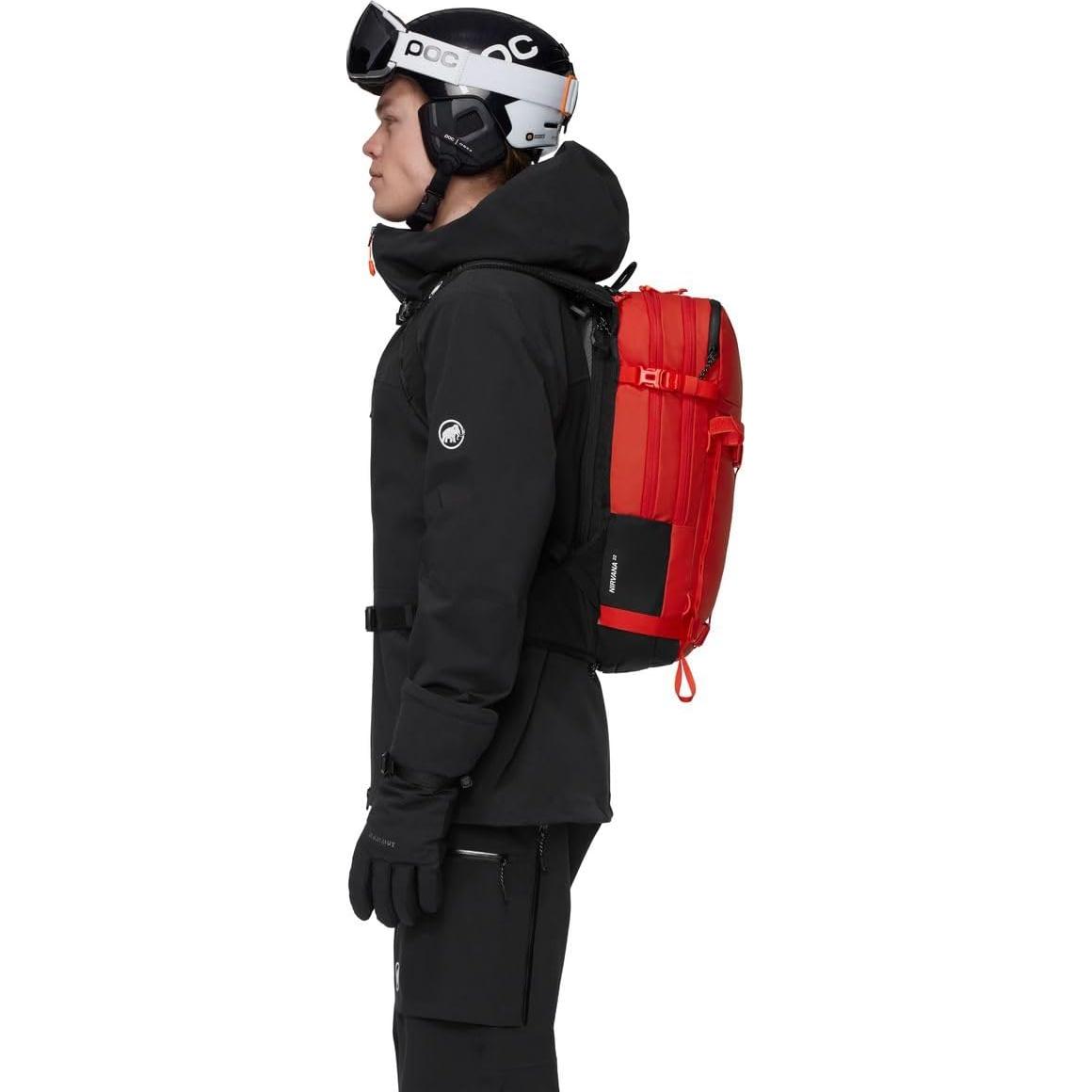 Mochila de Nieve Mammut Nirvana 22L Rojo-Negro