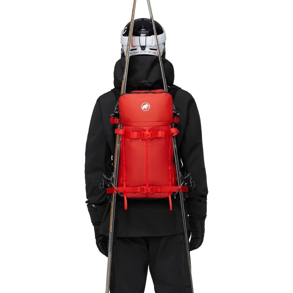 Mochila de Nieve Mammut Nirvana 22L Rojo-Negro
