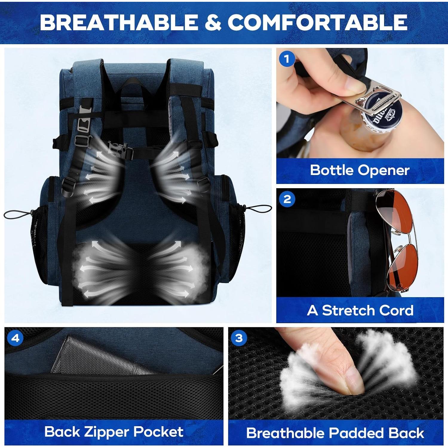 Mochila Enfriadora Maelstrom 24L Aislada Impermeable Azul